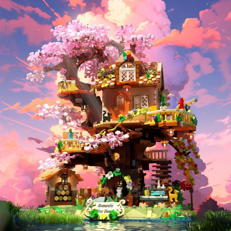 QunLong 612010 - Treehouse(Mini Block)