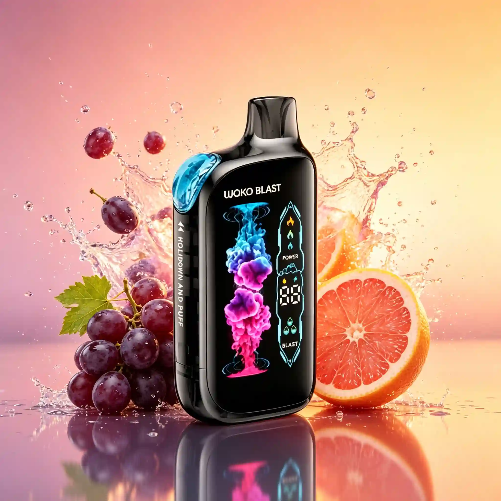 WAKA Blast 45K Disposable Vape – Grape Grapefruit Lime Soda Mix - Vaba Vape-Shop