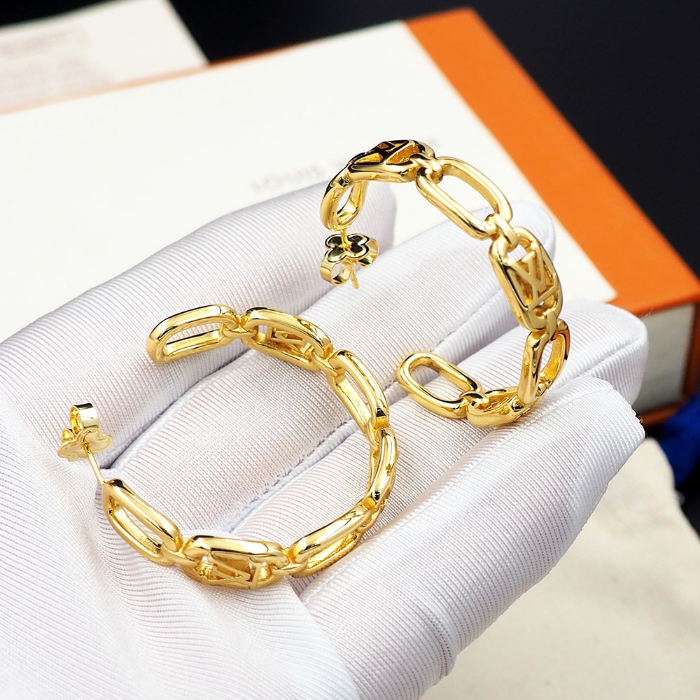 My LV Chain Earrings
