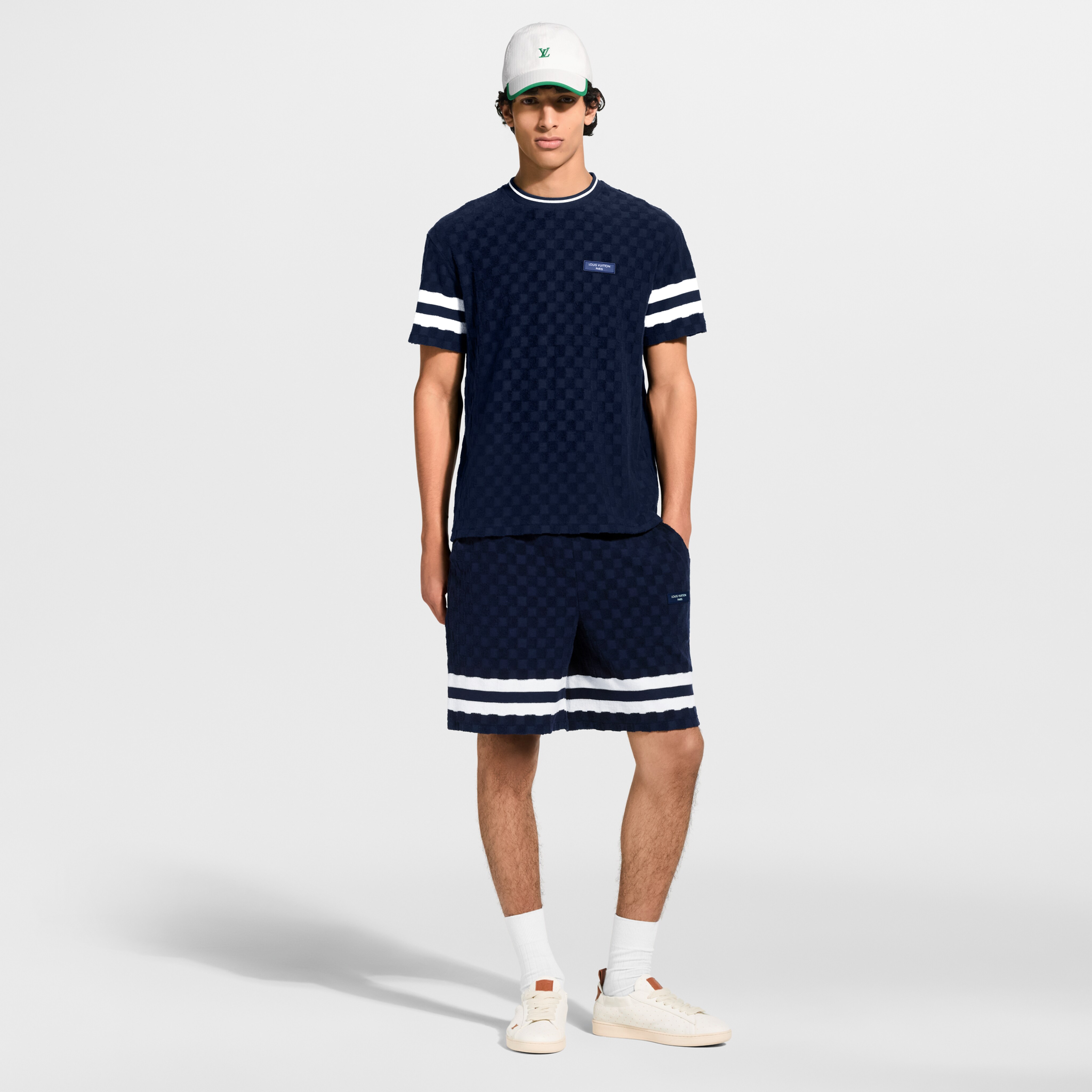 ダミエ テリー テニスTシャツ