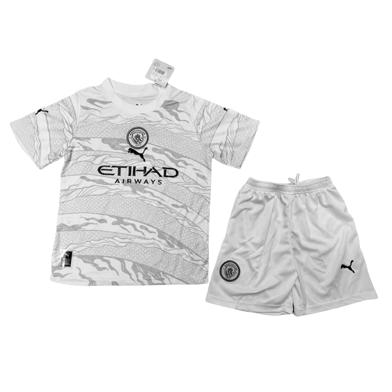23-24 Manchester City Year of the Dragon Special Edition Kids Kit Jersey+Shorts