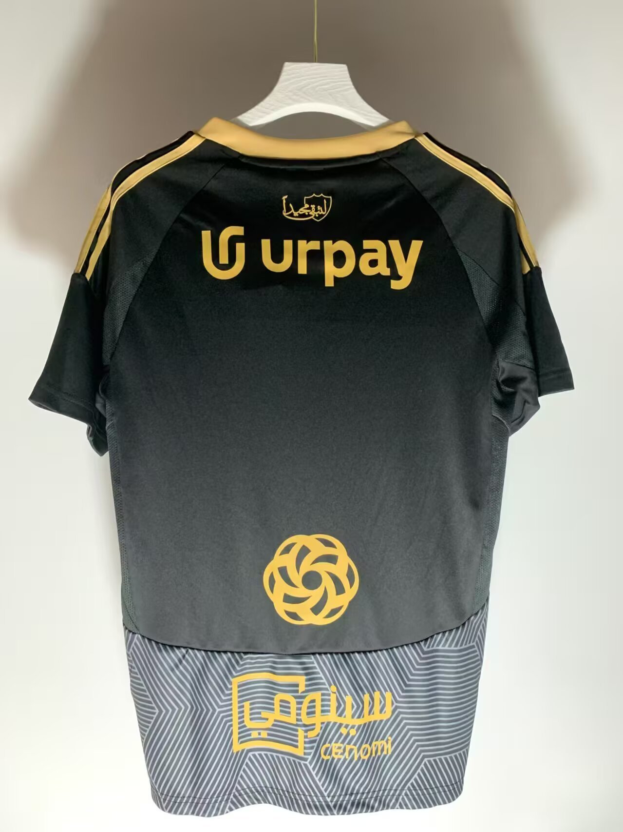 25/26 Al-Ahli Saudi FC Black with Geometric Pattern Jersey S-2XL
