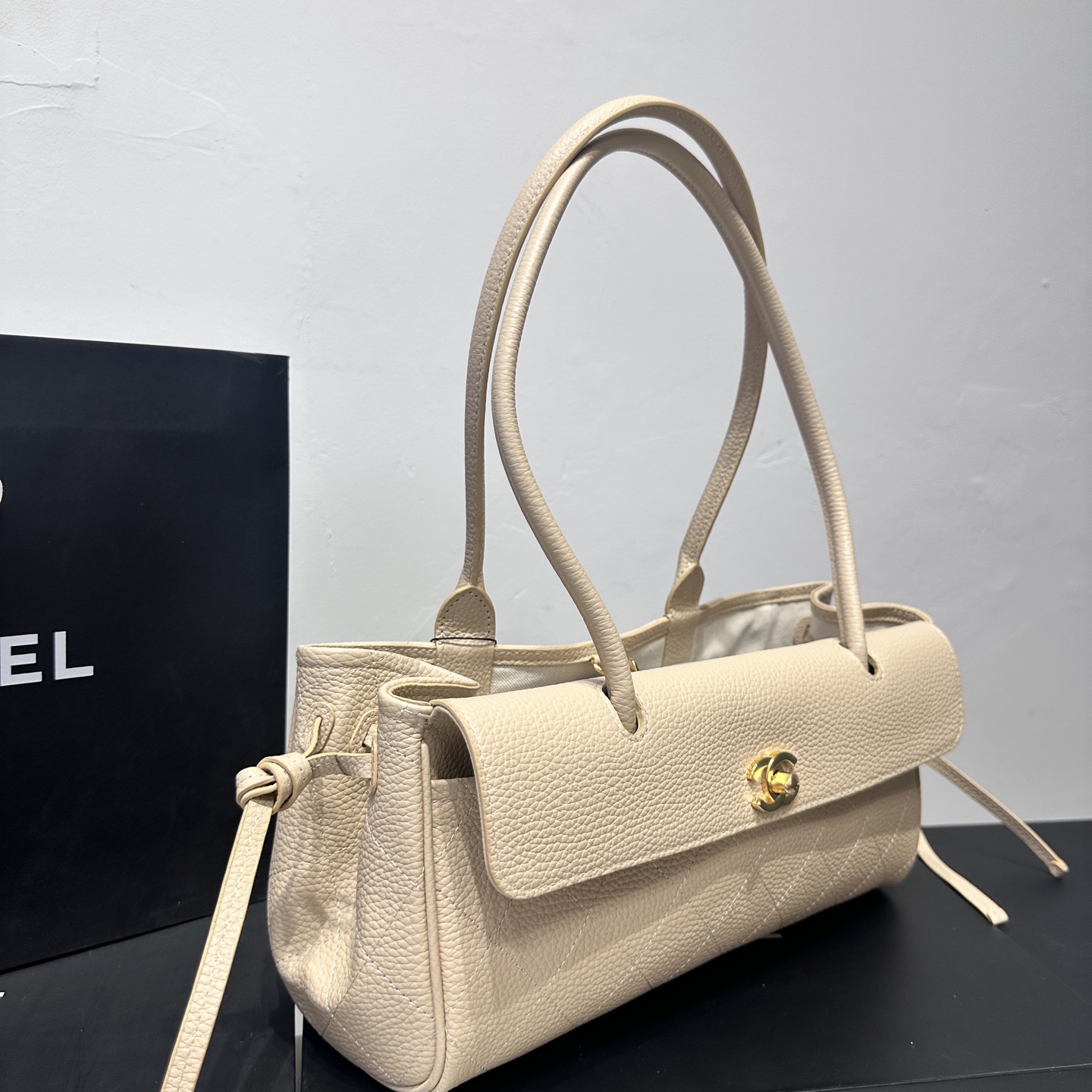 Chanel Spring Summer 2026 Small Flap Bag in Beige