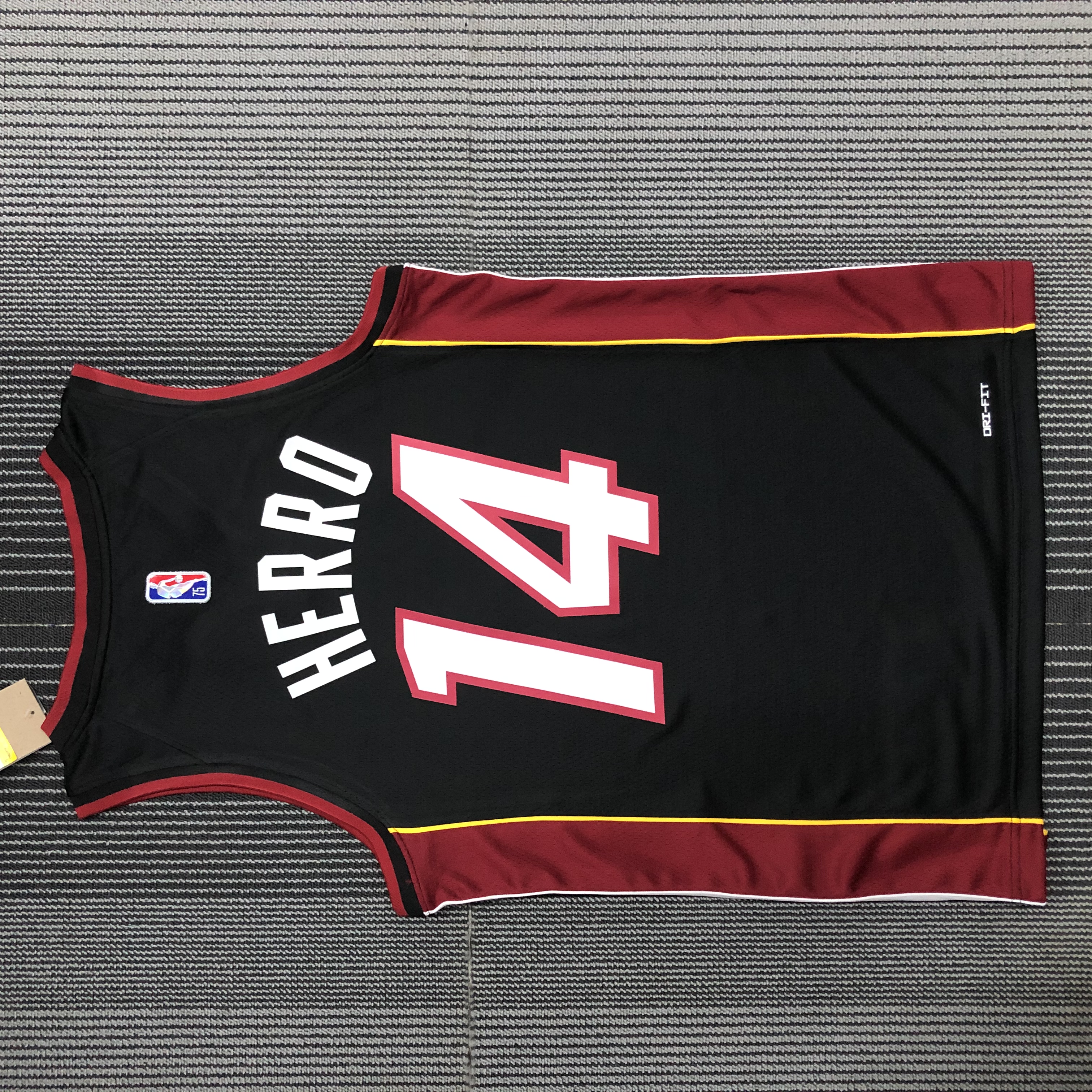 75TH anniversary  Miami Heat Black  No.14 Herro