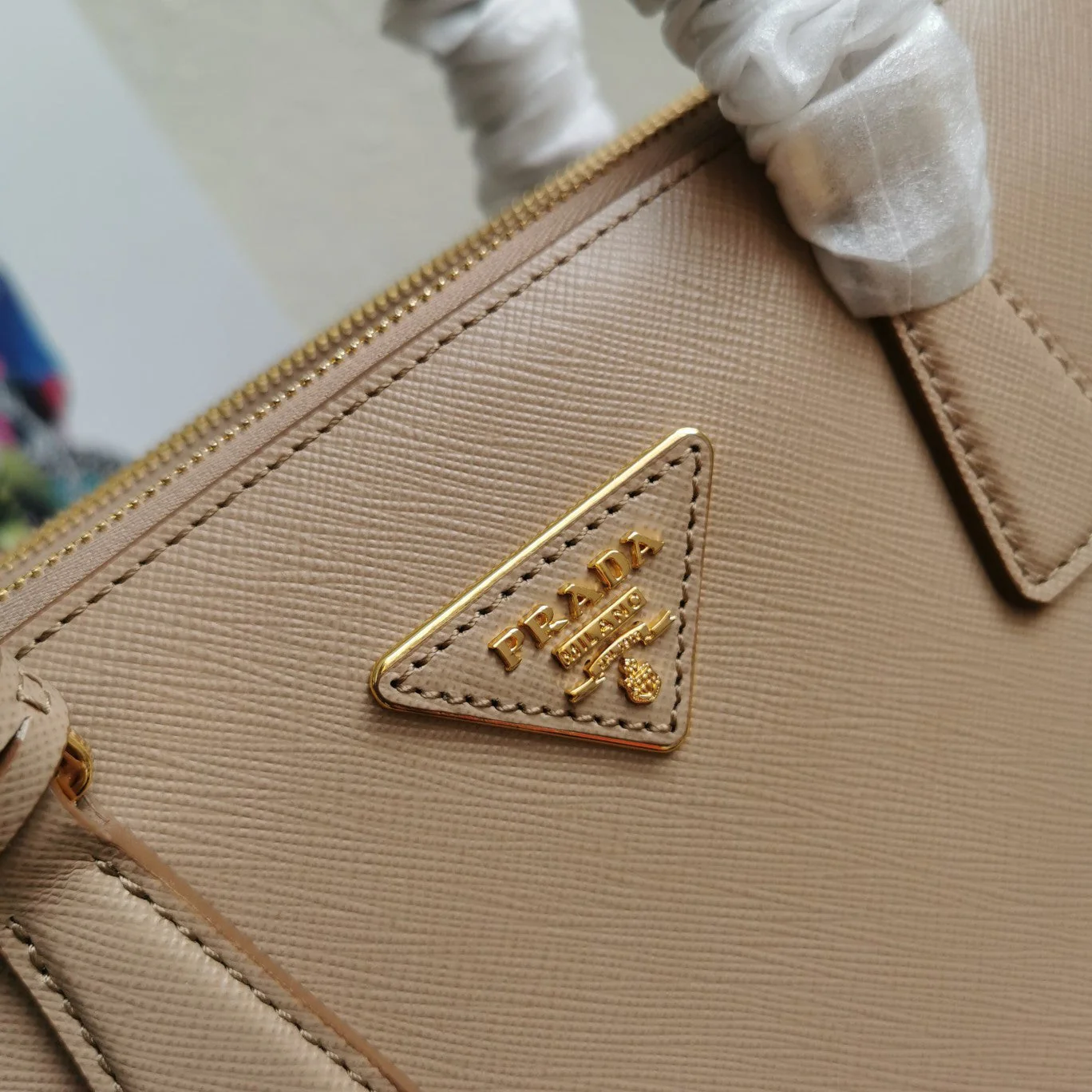 Prada MEDIUM GALLERIA 28 BROWN SAFFIANO LEATHER