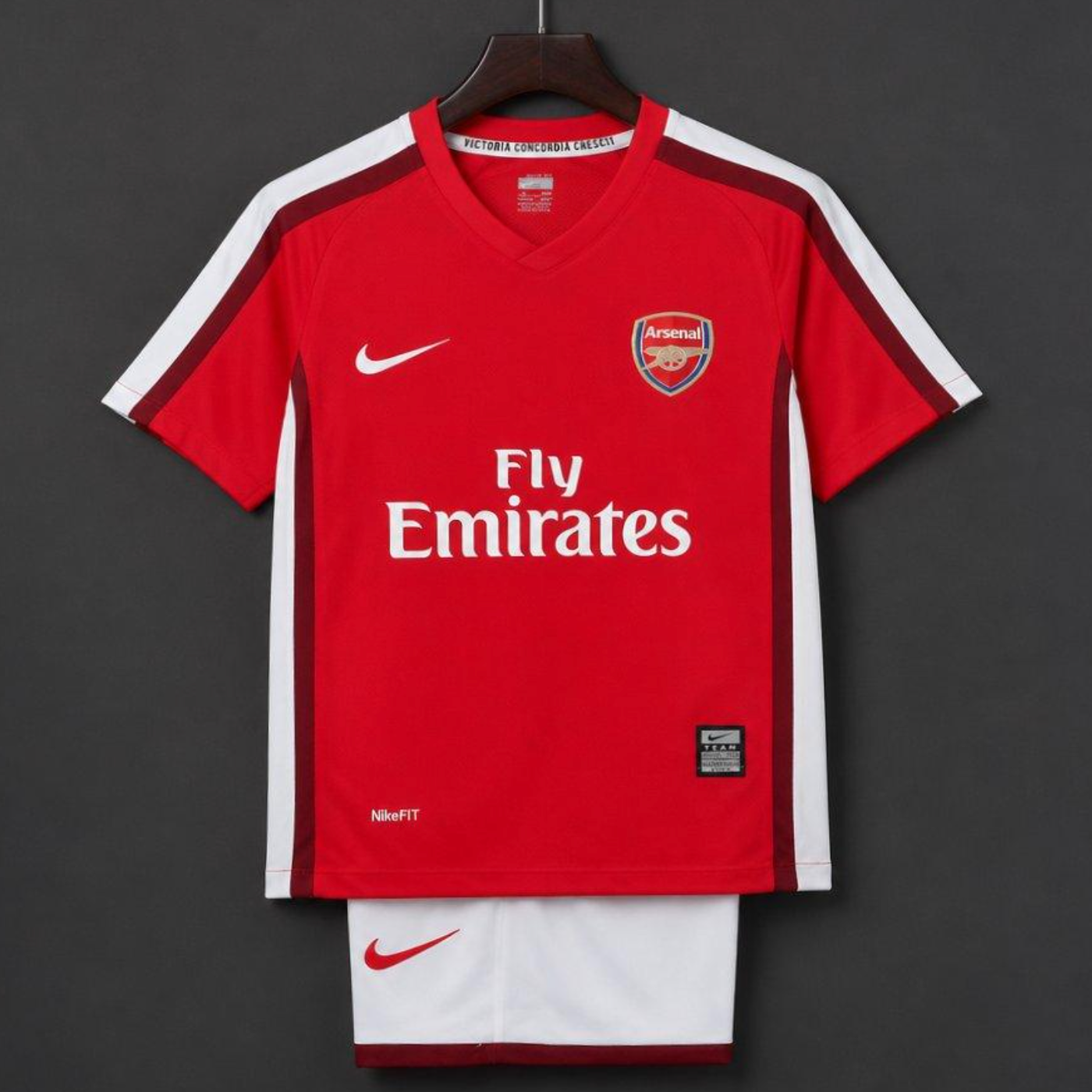 Retro 08/10 Kids Arsenal Red Home Jersey 16-28