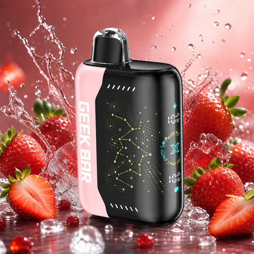 Geek Bar Pulse X 25000 Puffs - Strawberry B-Pop