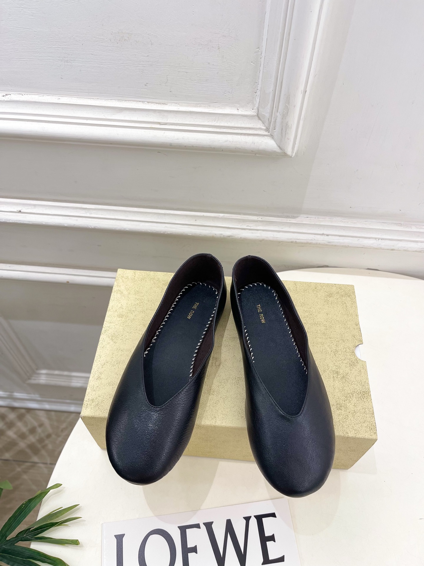 The Row Ponti Lambskin Ballet Flat