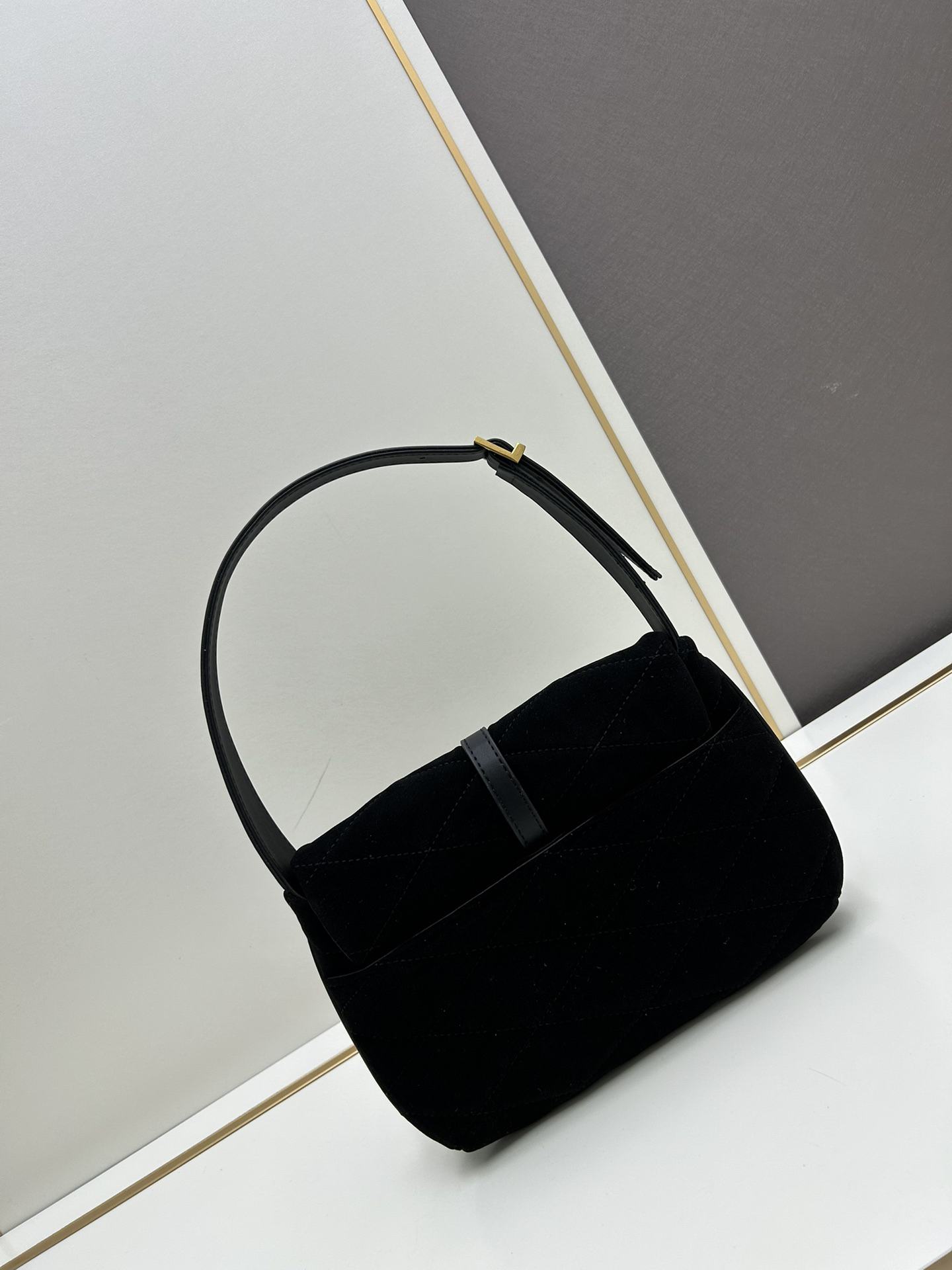 Saint Laurent YSL Frosted Underarm Bag