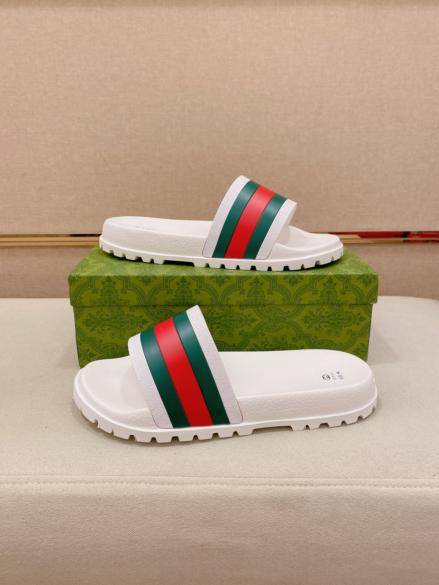 Men's Gucci  slide sandal with Web
