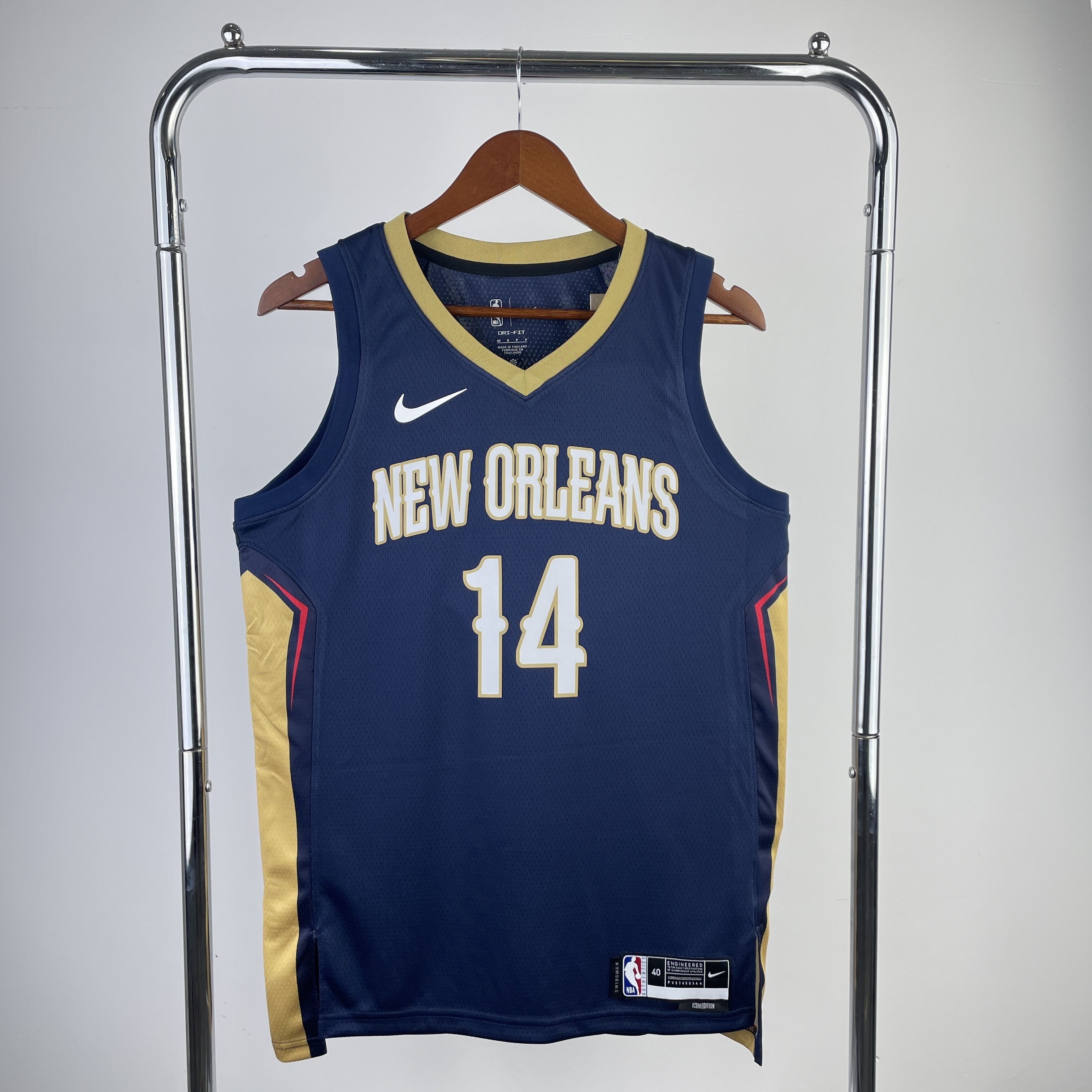2023 Pelicans, Navy Blue, #14, Brandon Ingram