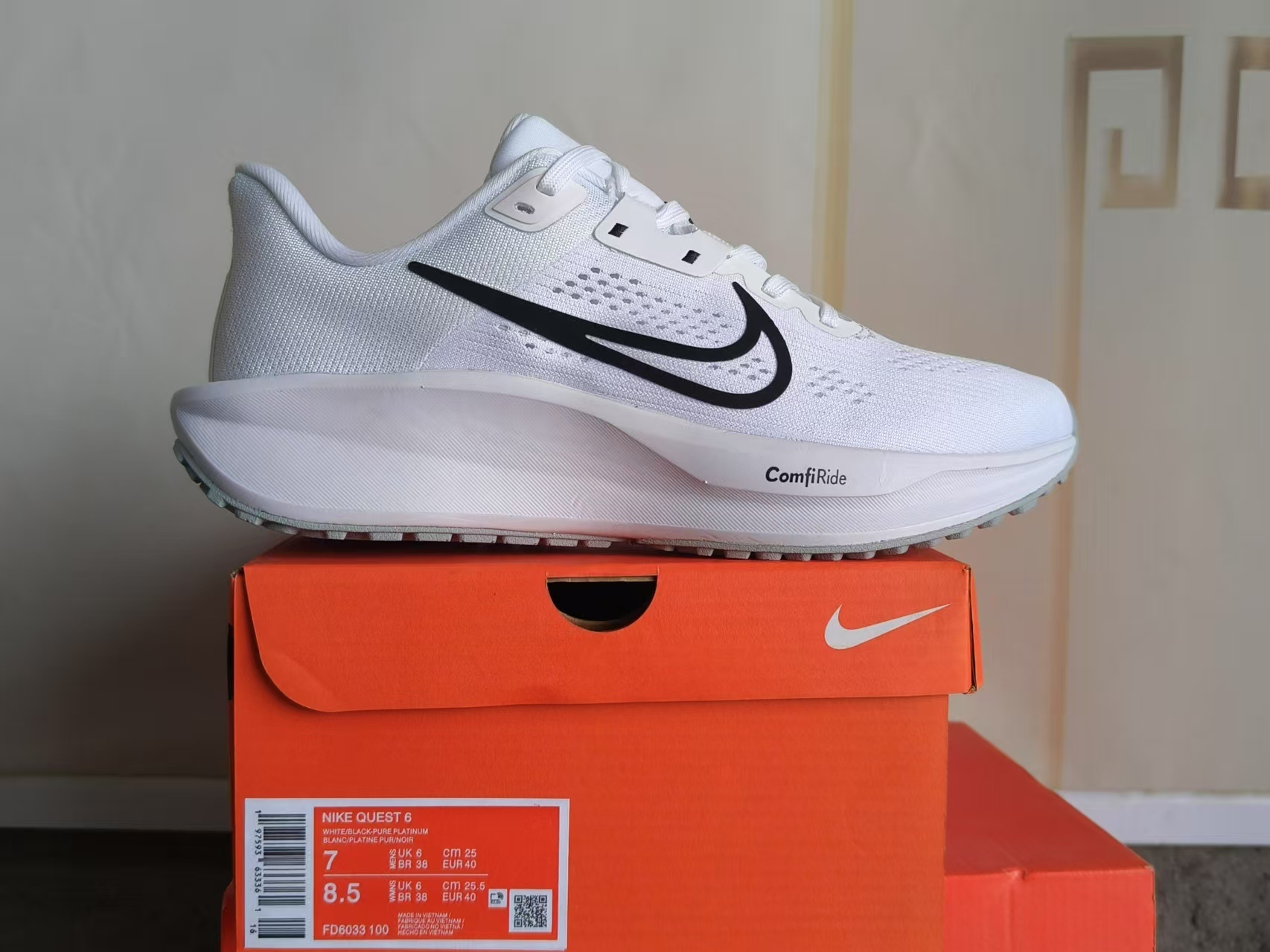 FD6033-001 US Men's Sizes6 to 11 in half sizes  White Gen6 Shoes tianlong