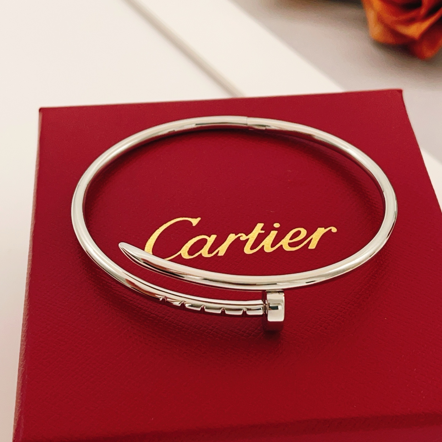 Cartier Fashion Designer Bracelet 17cm-Silver