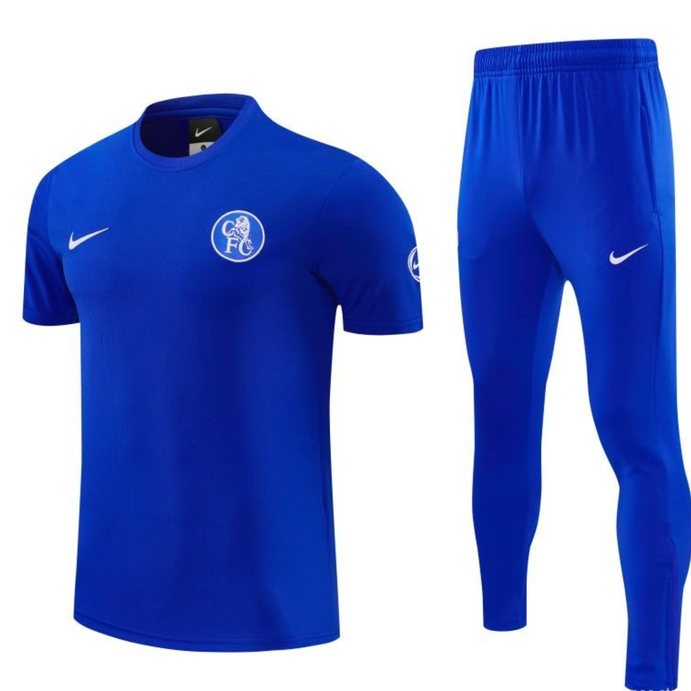 26/27 Chelsea Blue Short Sleeve Training Tee + Long Pants (Home) S-XXL