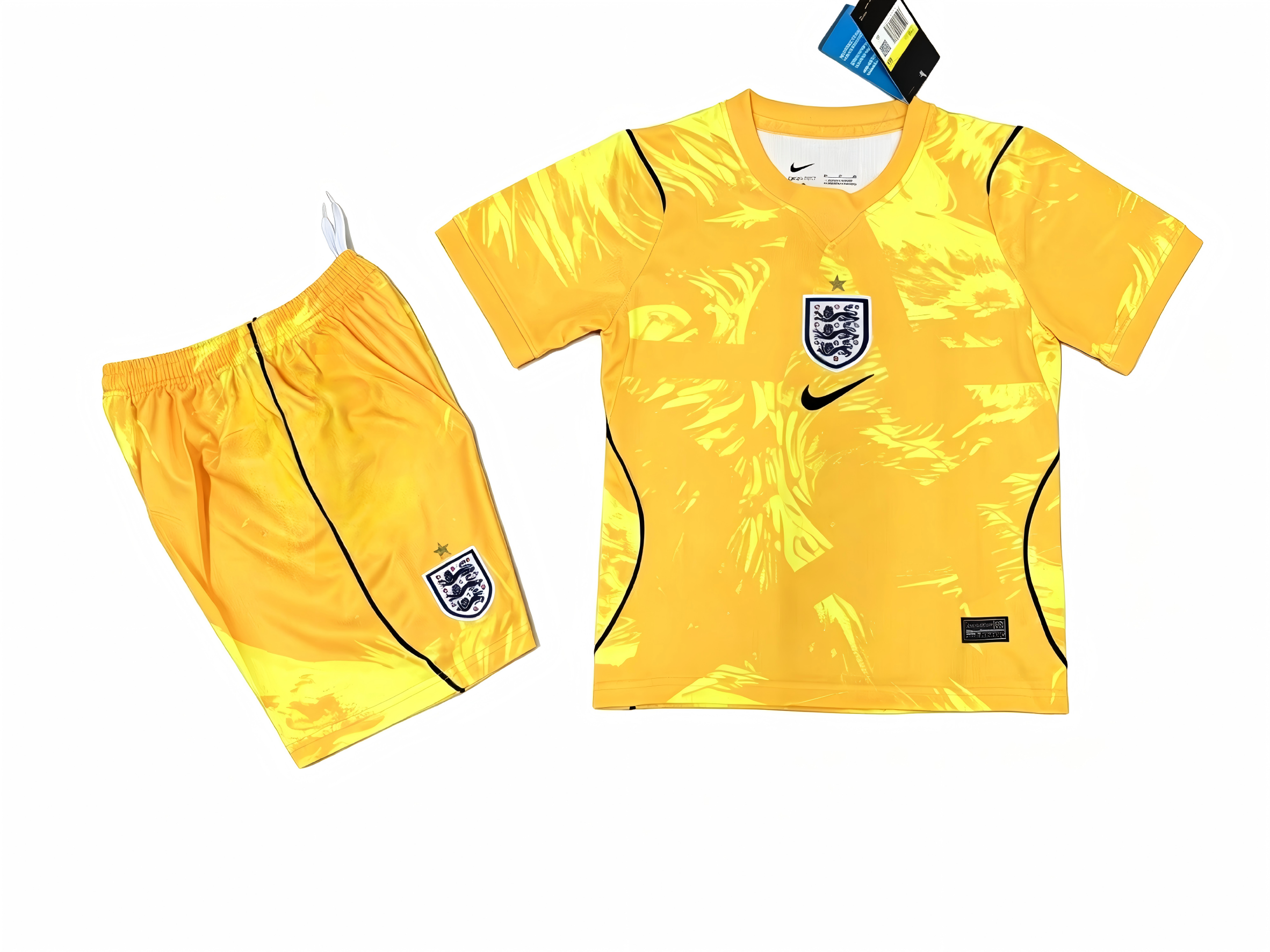Kids England Goalkeeper Jersey Suit World Cup 2026