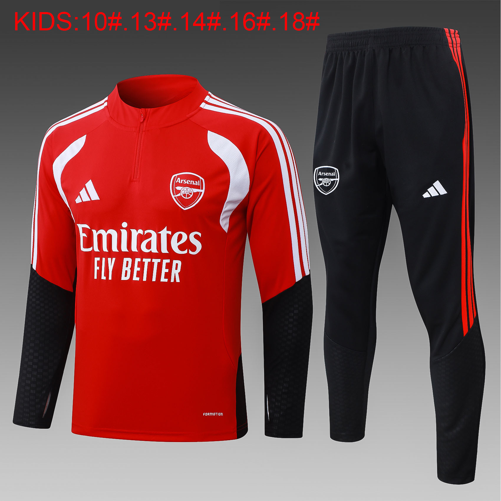 Arsenal Kids Training Suit 26/27 | Soc Jersey - Premium Football Jersey