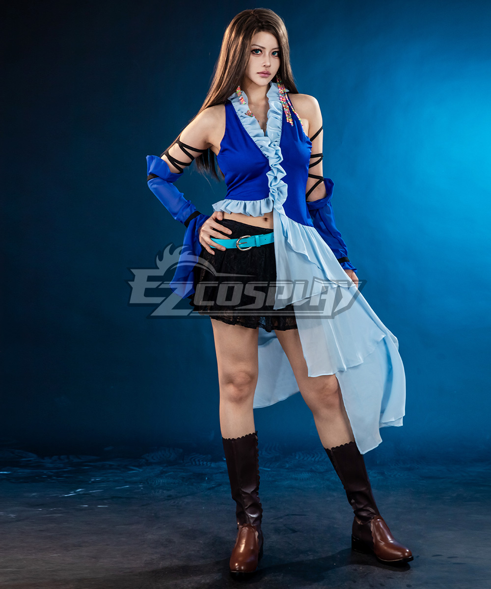 Final Fantasy X-2 Yuna Lenne Cosplay Costume