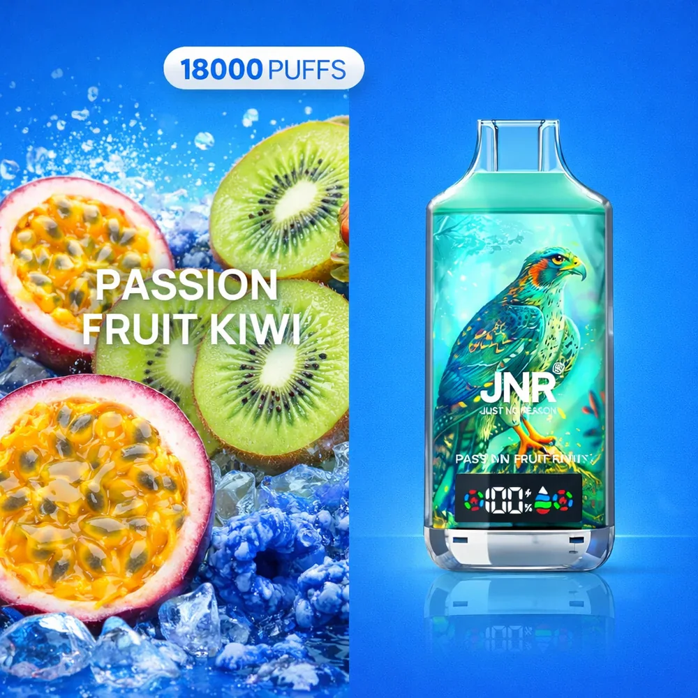 JNR Falcon X 18K Disposable Vape – Passion Fruit Kiwi - Vaba Vaba