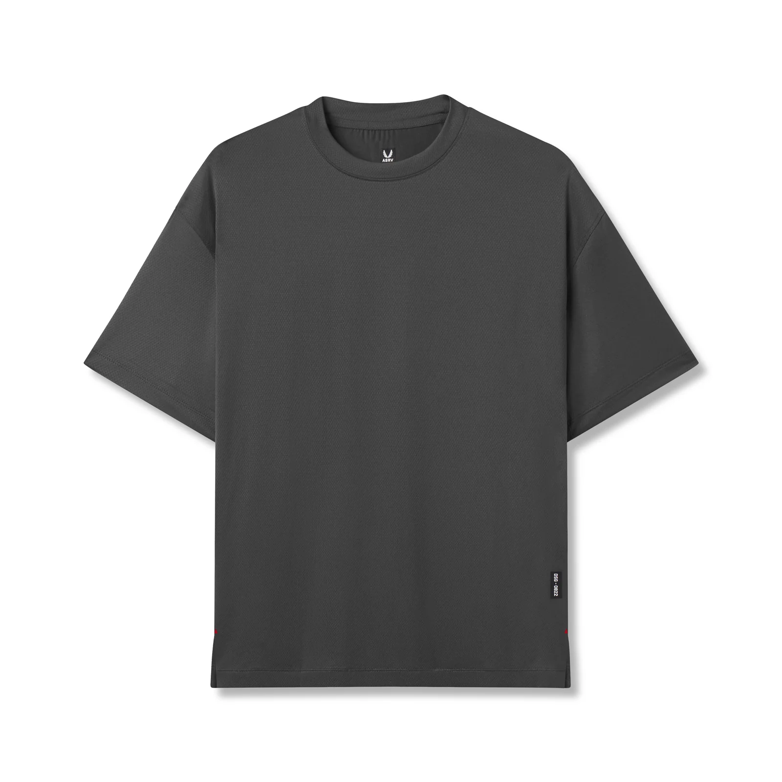 0822. AeroSilver Oversized Tee - Space Grey