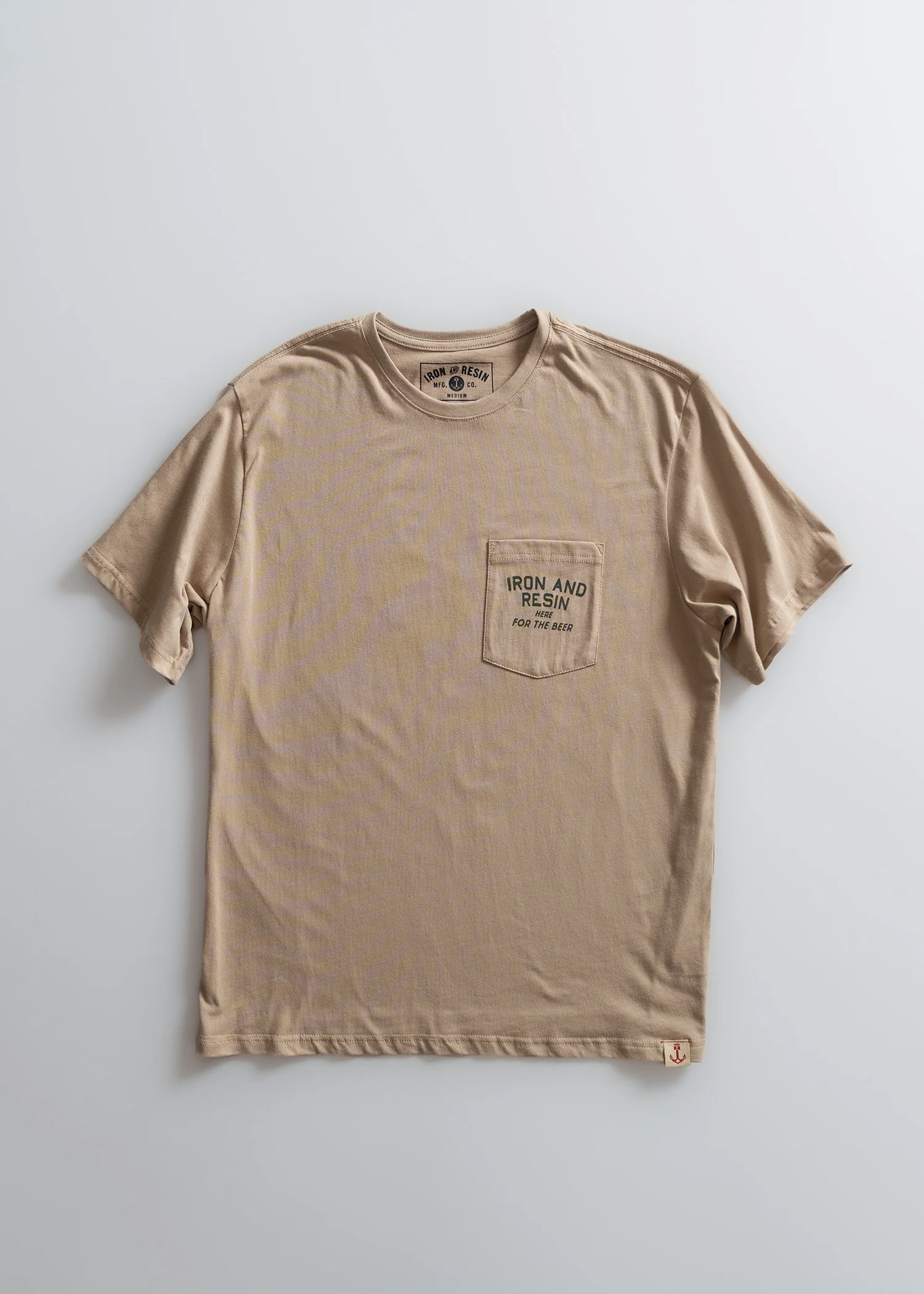 Here For The Beer Pocket Tee