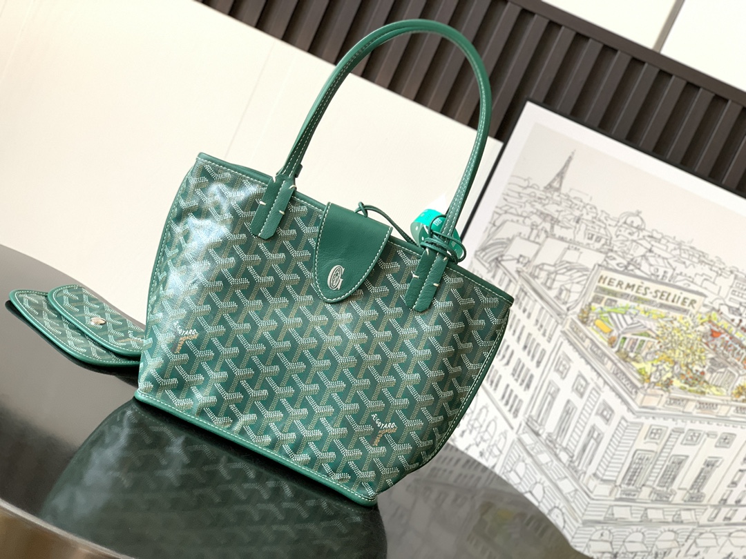 Goyard Anjou Mini Reversible Bag in Green