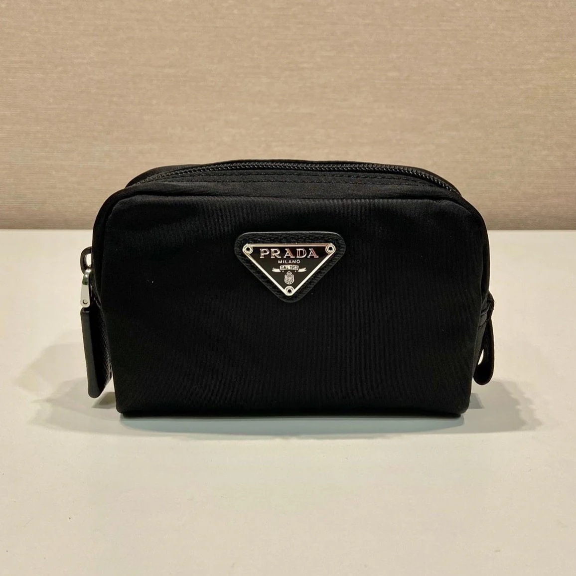 Prada CLUTCH 12 IN BLACK RE-NYLON