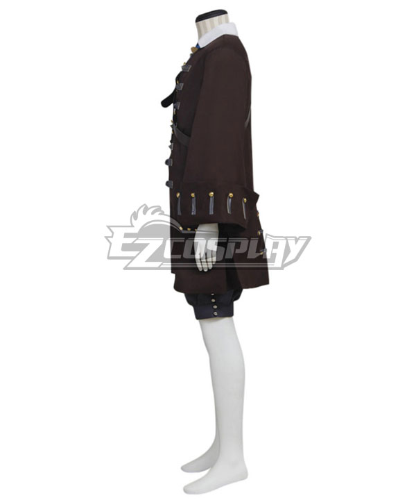 Pirates of the Caribbean Captain Jack Sparrow Cosplay Costume - New Edition
