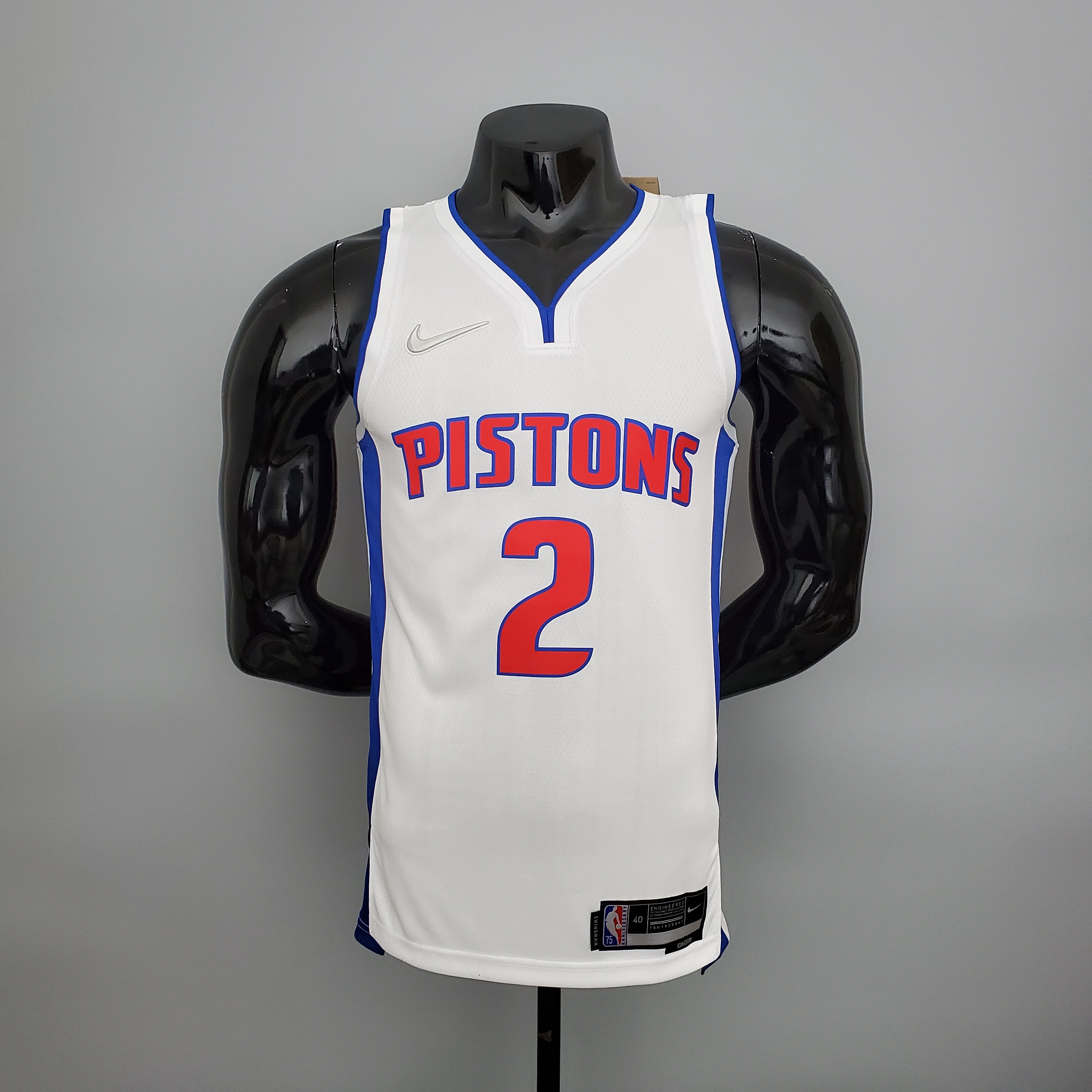 Cunningham Detroit Pistons 75th Anniversary Swingman Jersey White
