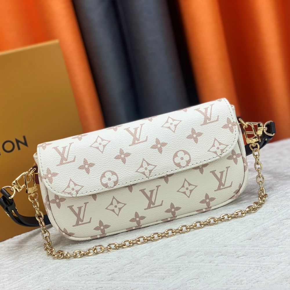 Louis Vuitton LV Leather Baguette Shoulder Handbag M82210&M81911