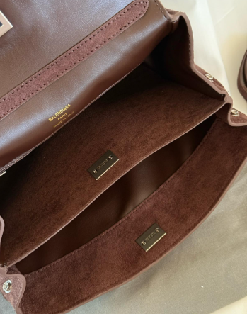 Balenciaga chamois leather handbag