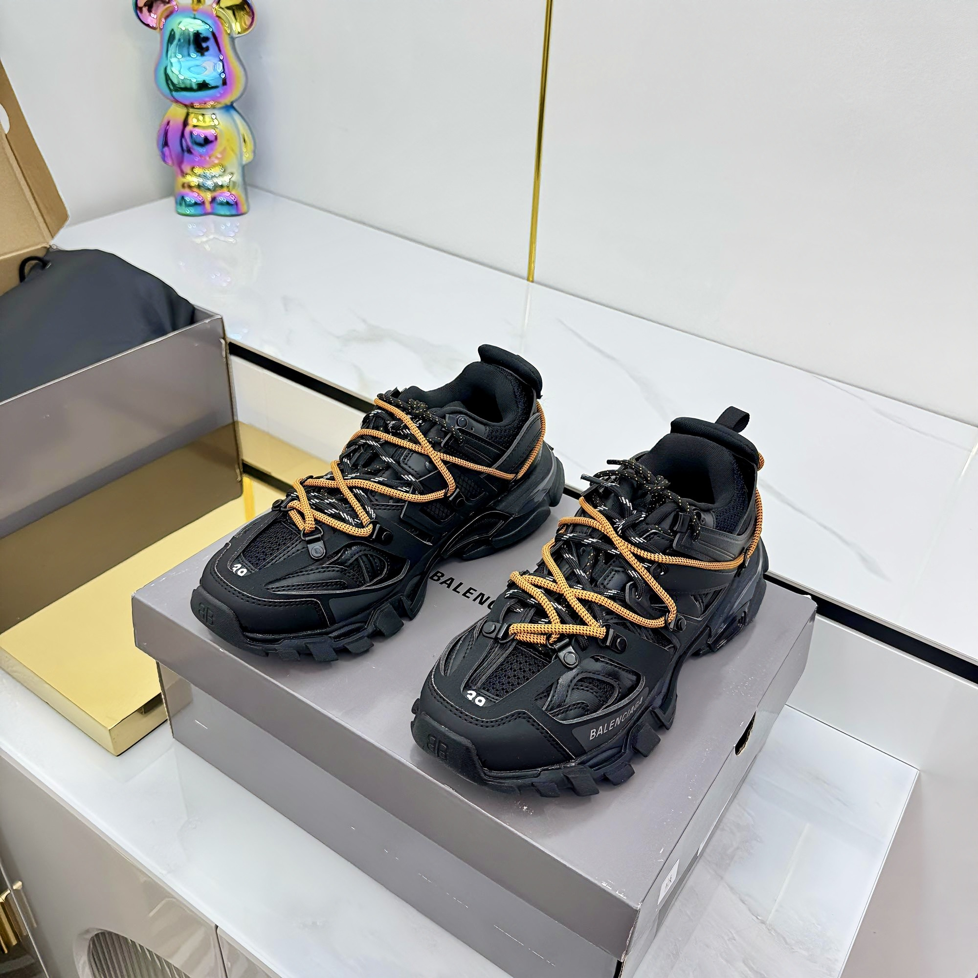 Balenciaga Unisex Track Sneaker in Grey