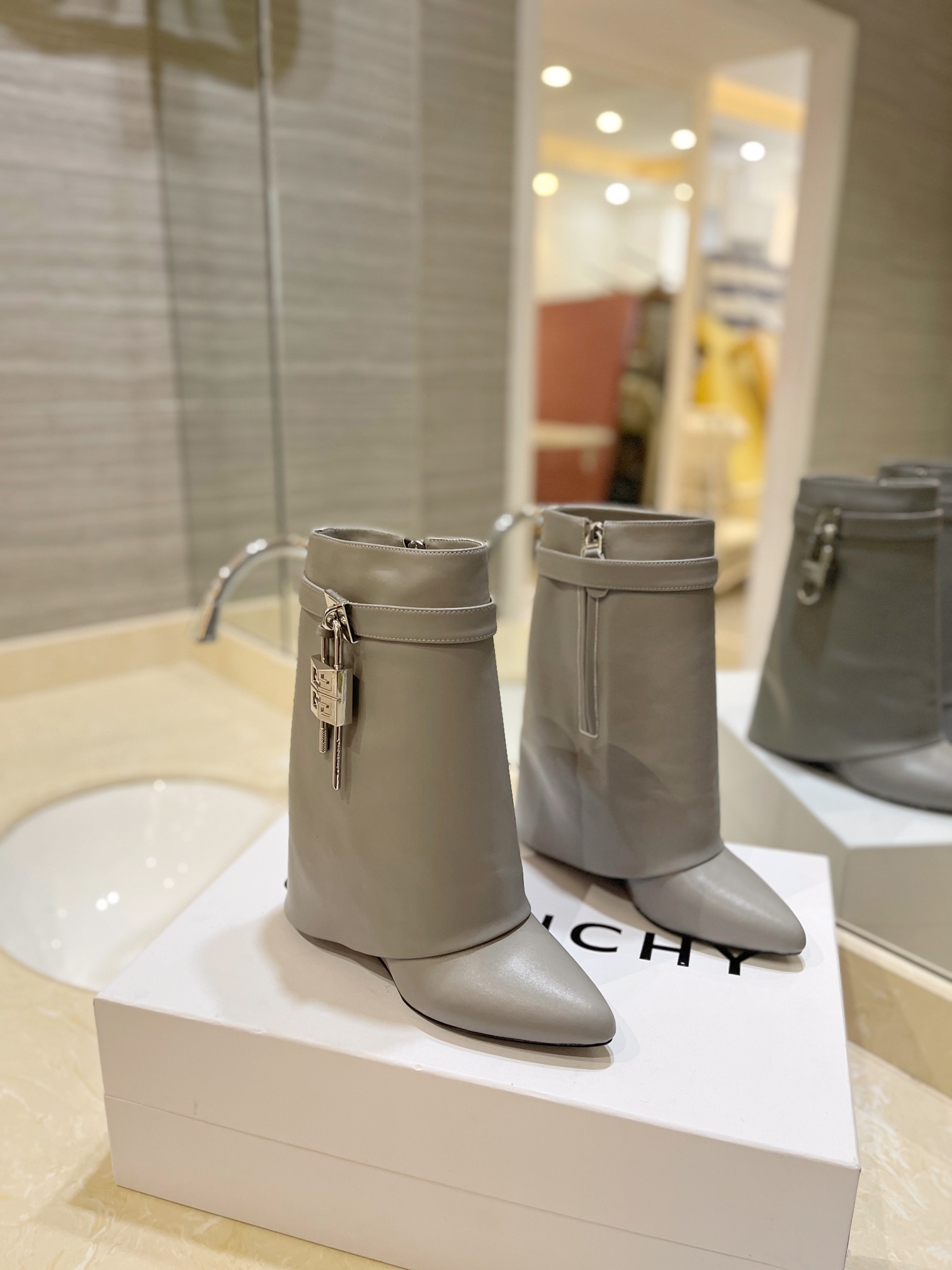 Givenchy Shark Anklet Boots