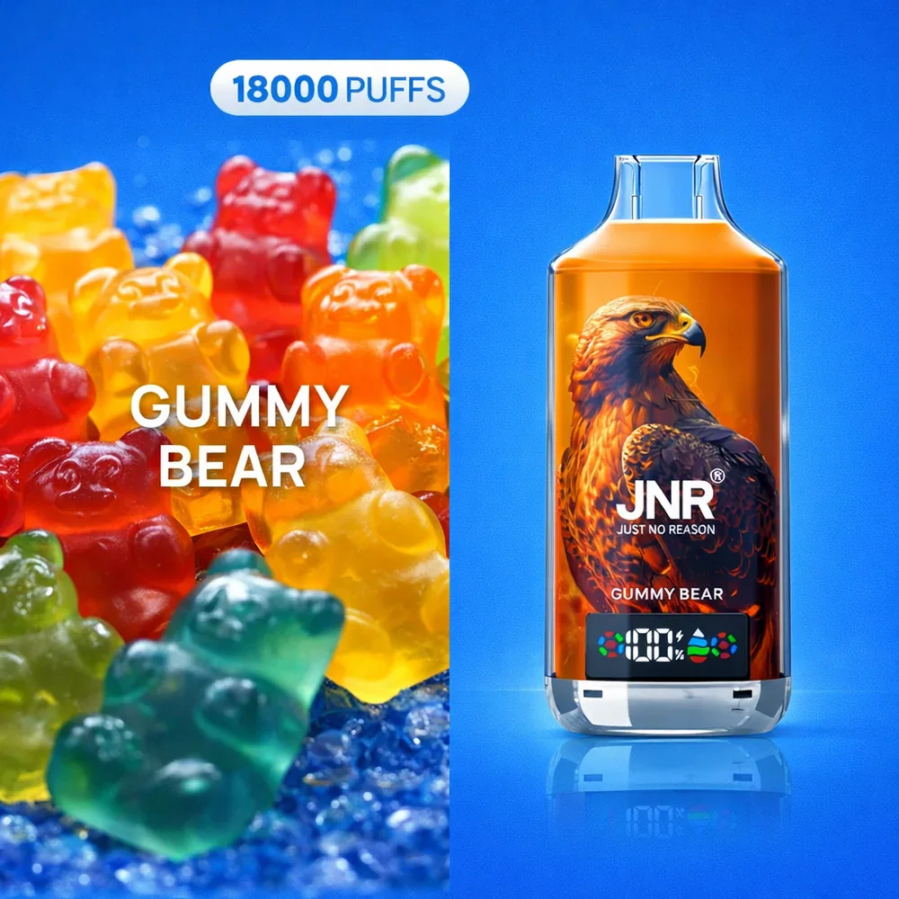JNR Falcon X 18K Disposable Vape – Gummy Bear - Vaba Vaba