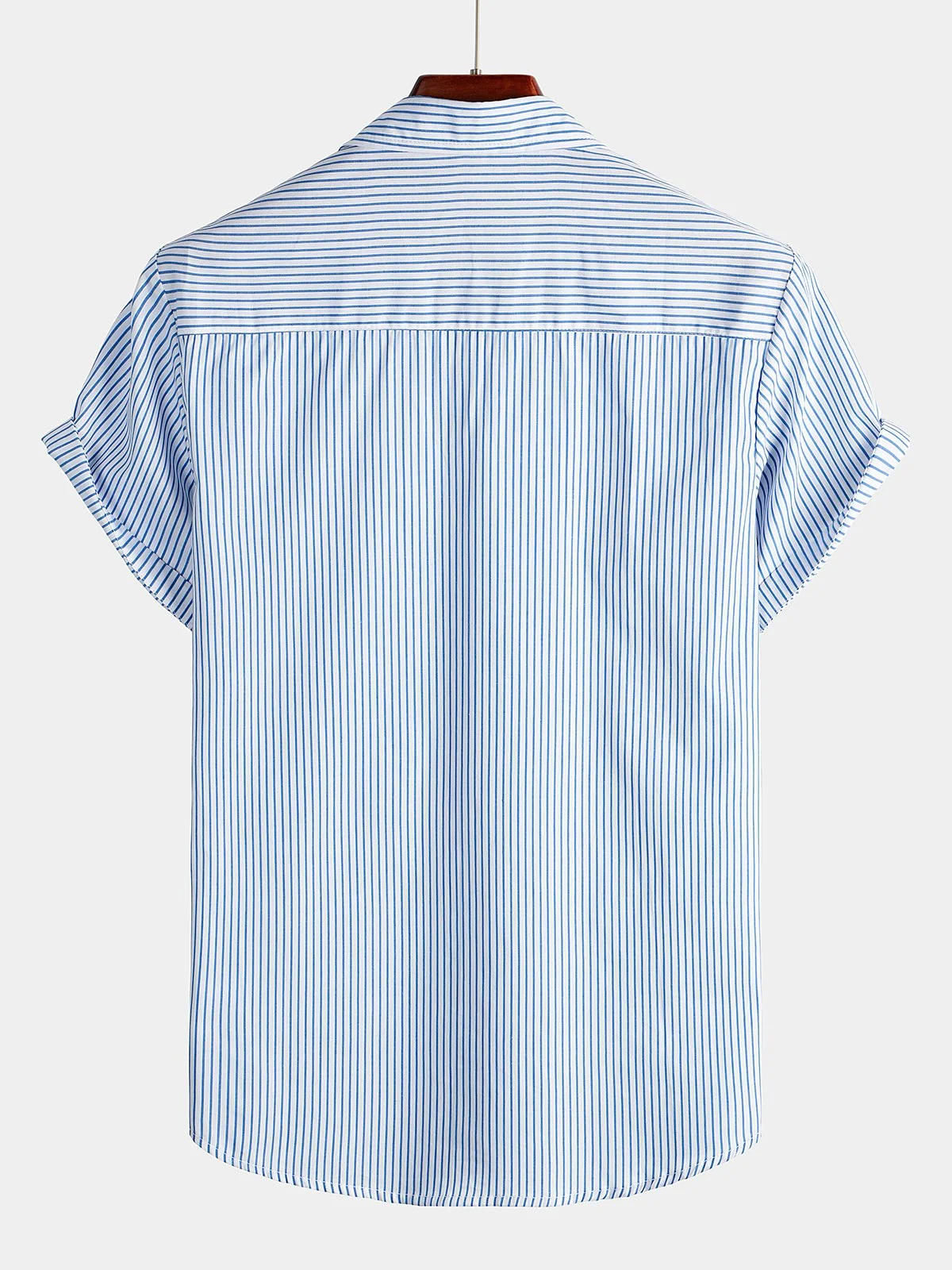 Men's Casual Button-Up Short Sleeve Shirt