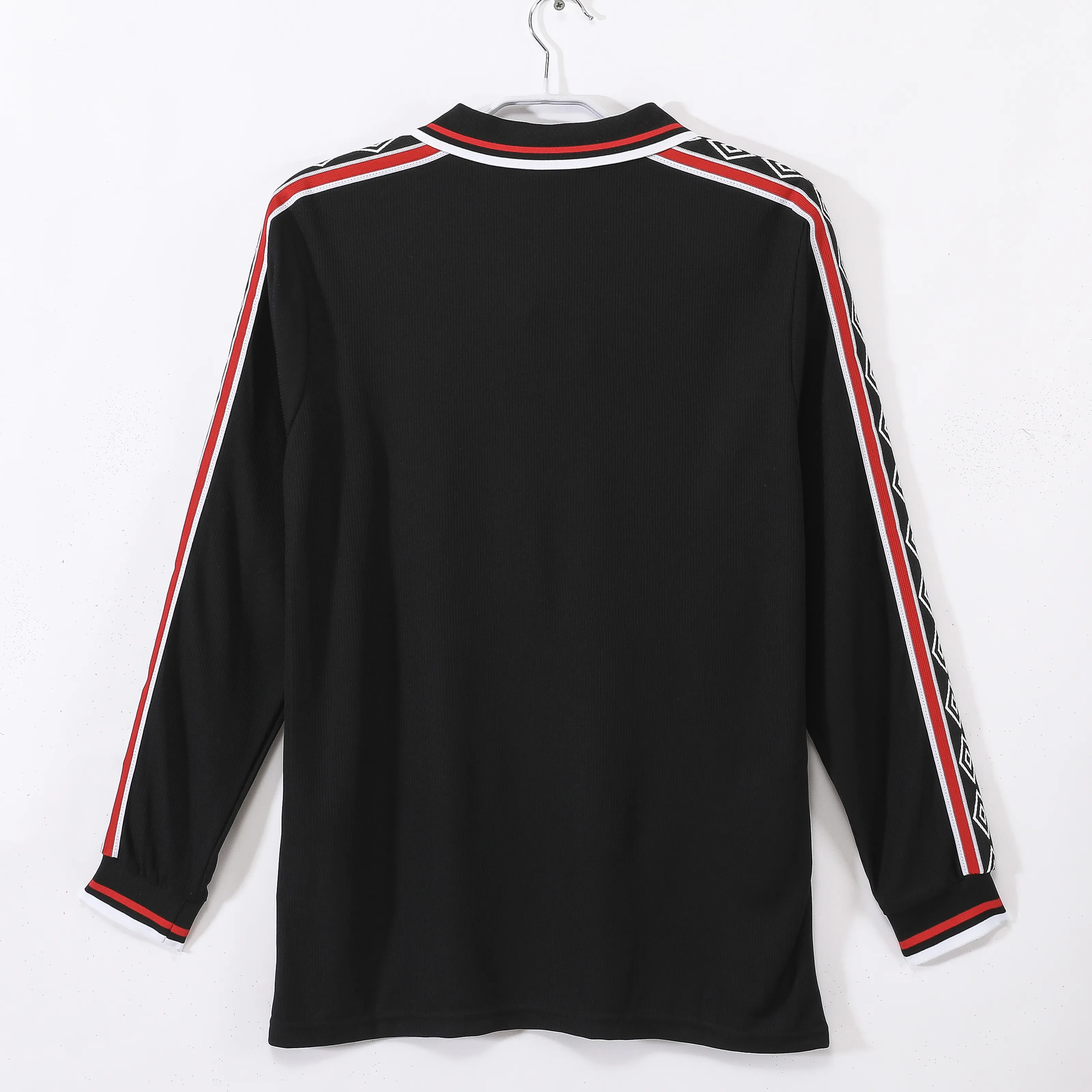 Retro Manchester United 98/99 Away Shirt Black Long Sleeves