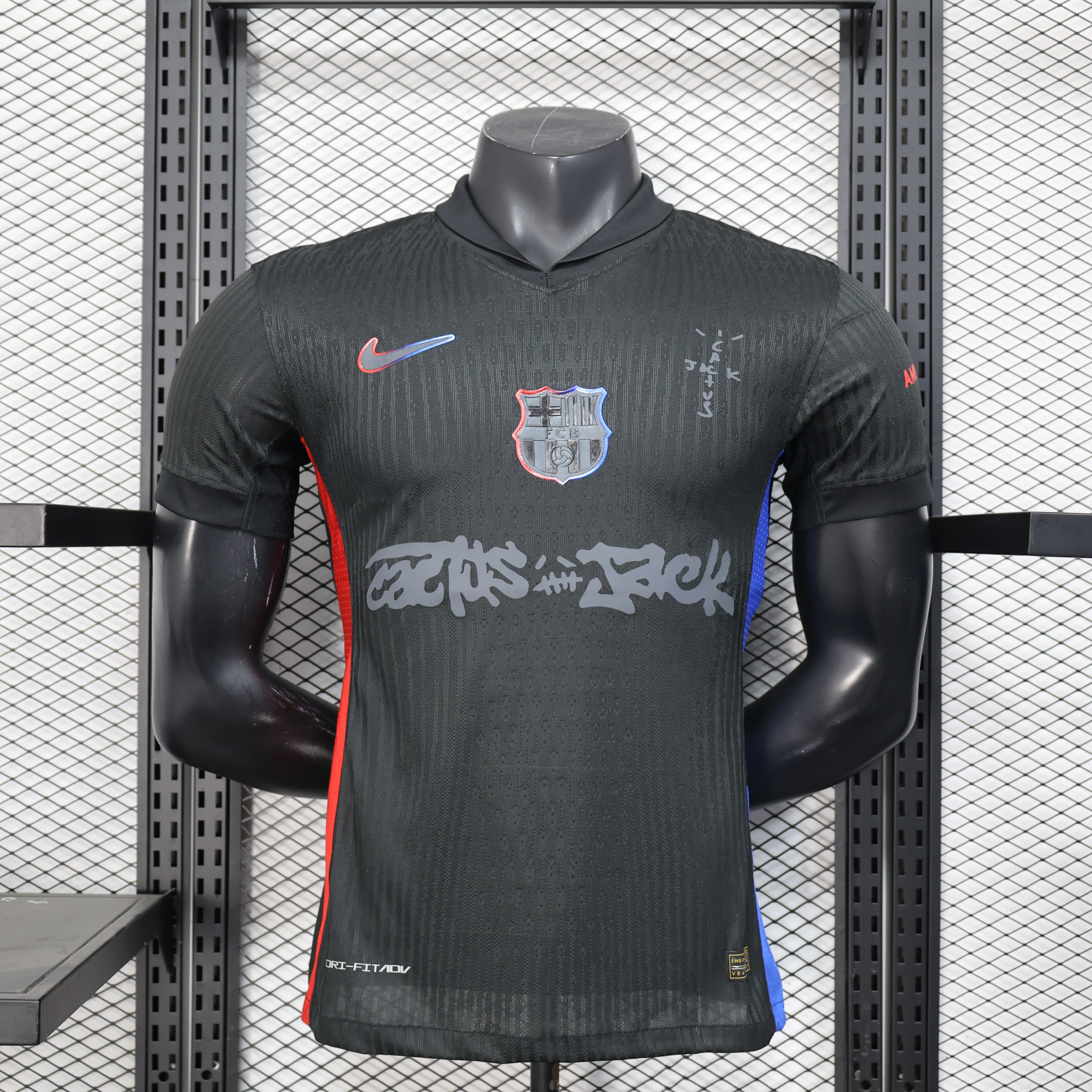 Player Version 24/25 men's away Bαrcelonα x Trαvis