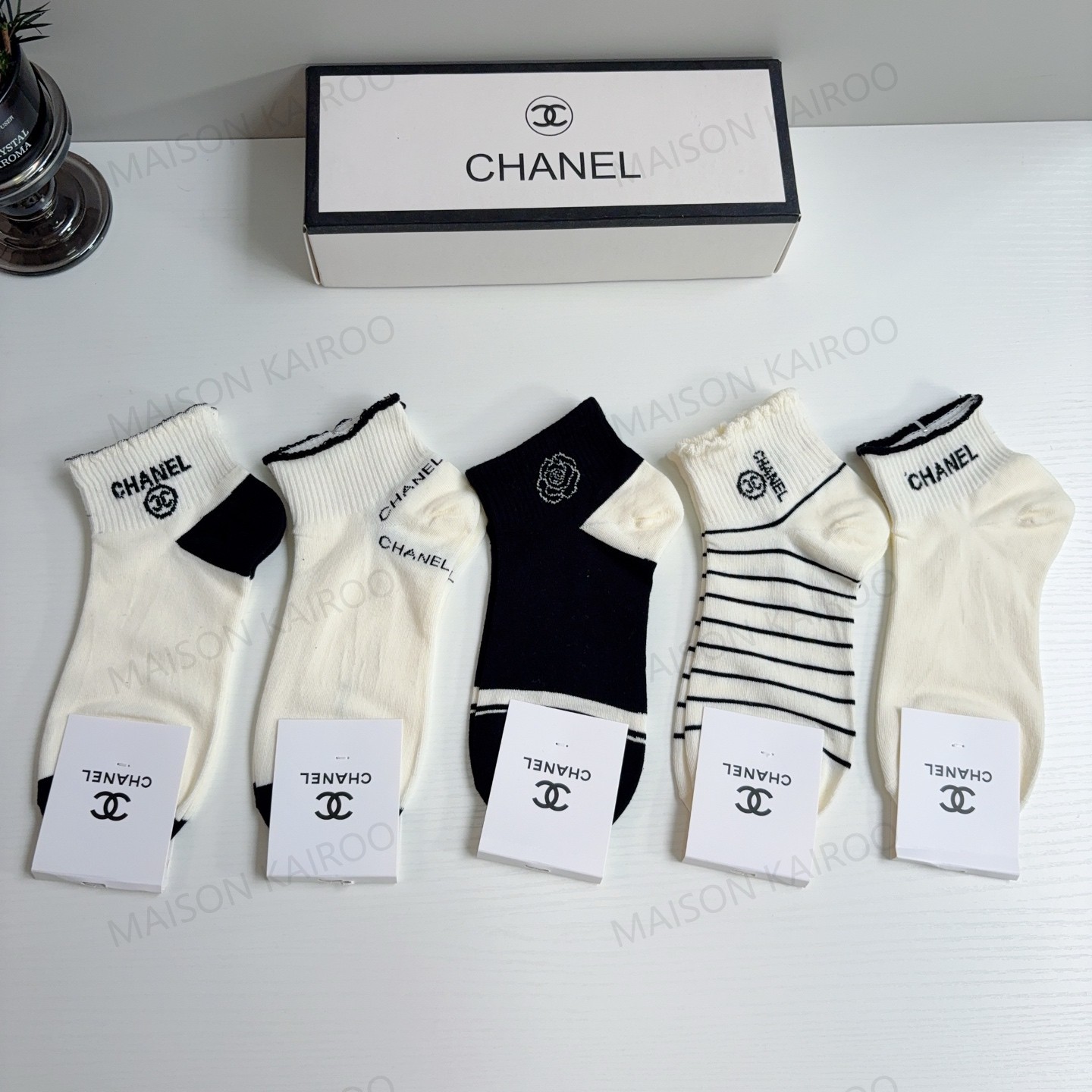 Chanel Socks 5-Pack - KAIROO