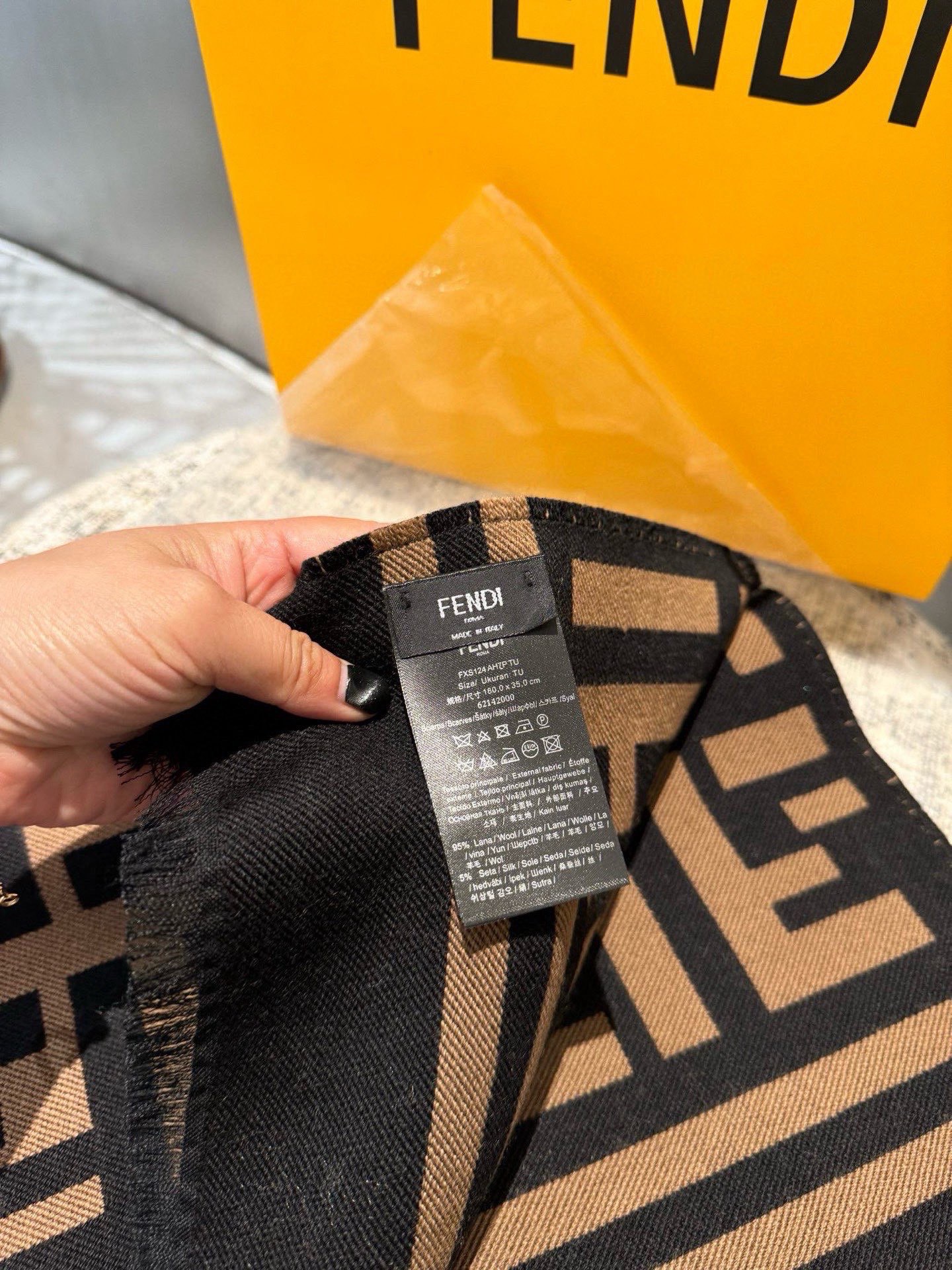 Fendi FF Cashmere Scarf