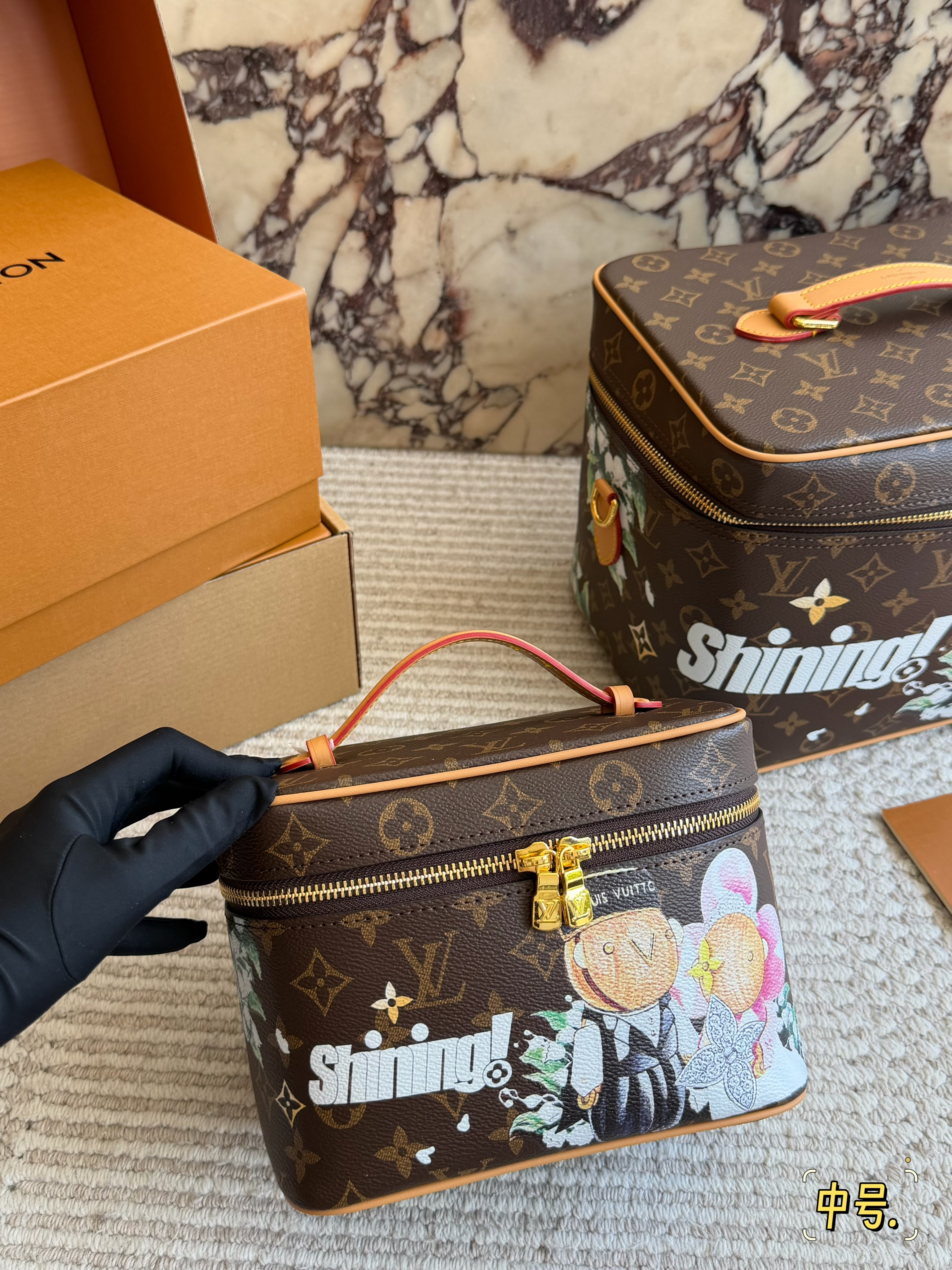 Louis Vuitton LV Monogram Canvas Vivienne Couple Floral 