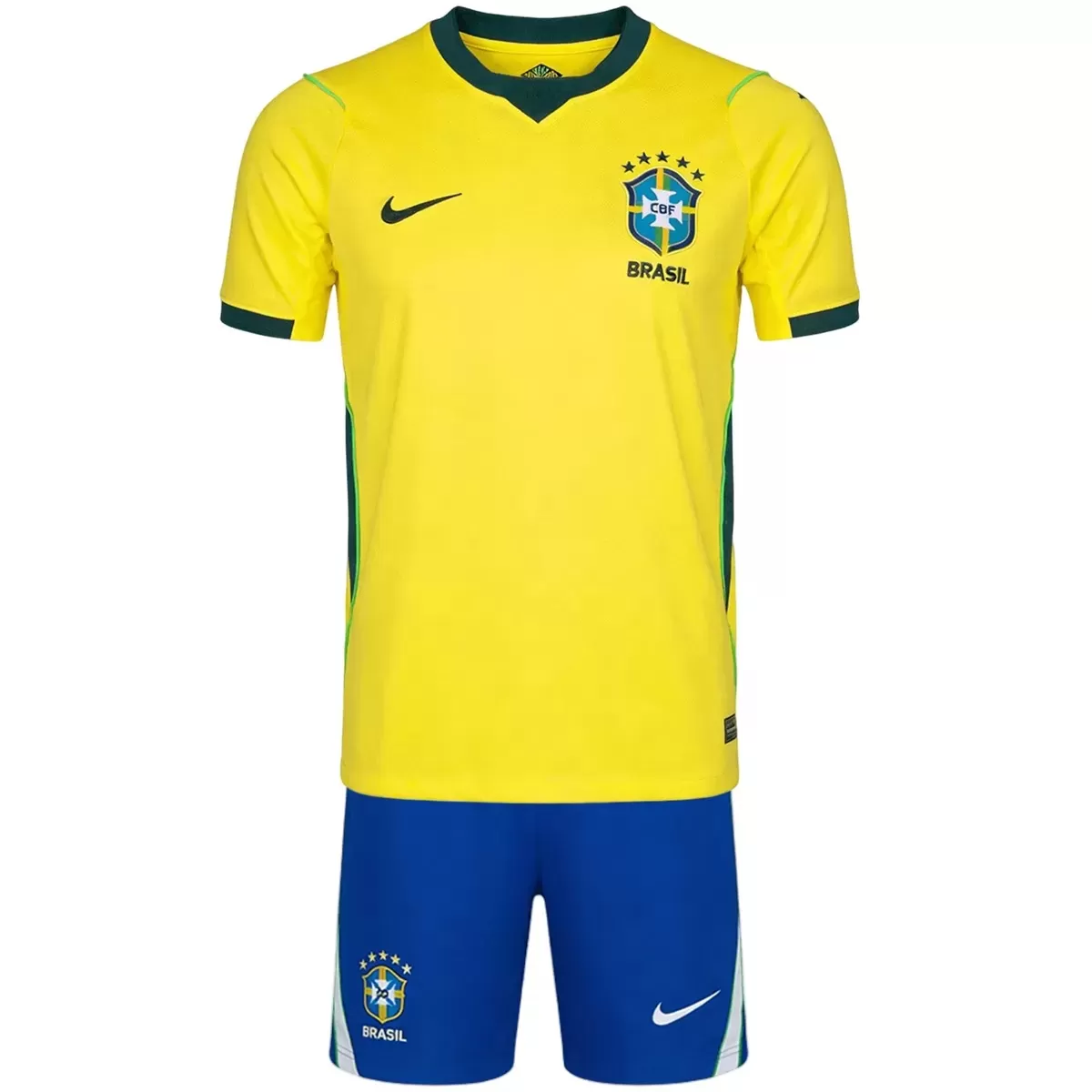 Kids Brazil Home Jersey Suit World Cup 2026