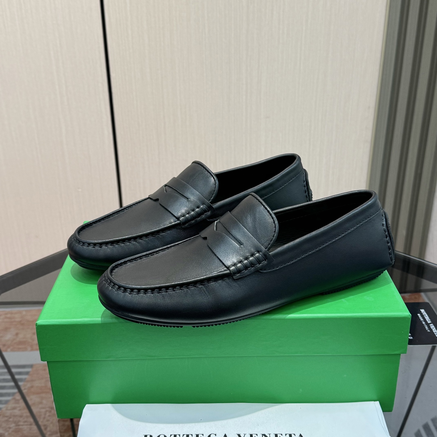 Botte* Venett Men's leather Driving Shoes Loafers