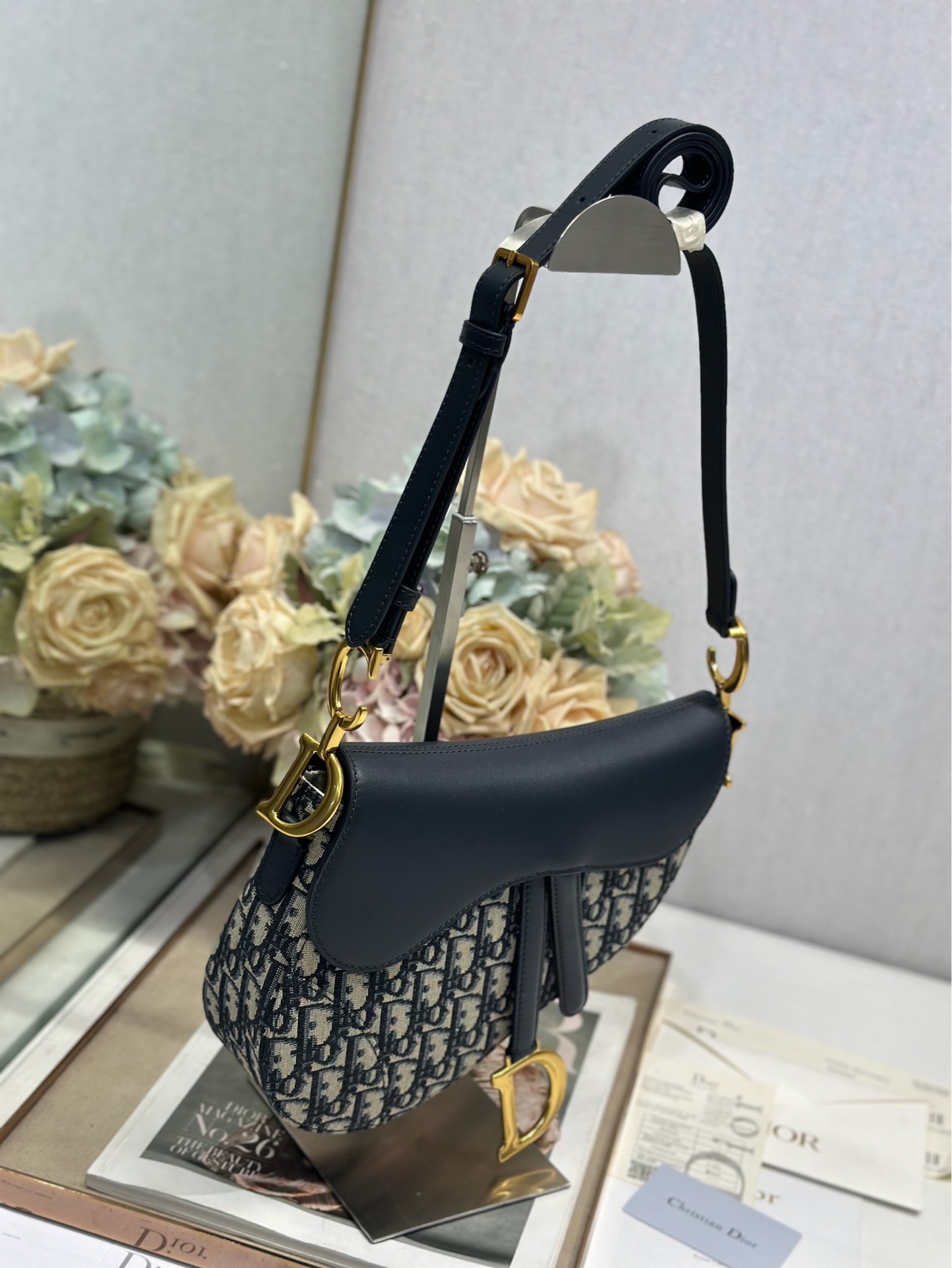 Dior Medium Soft Saddle Shoulder Bag
