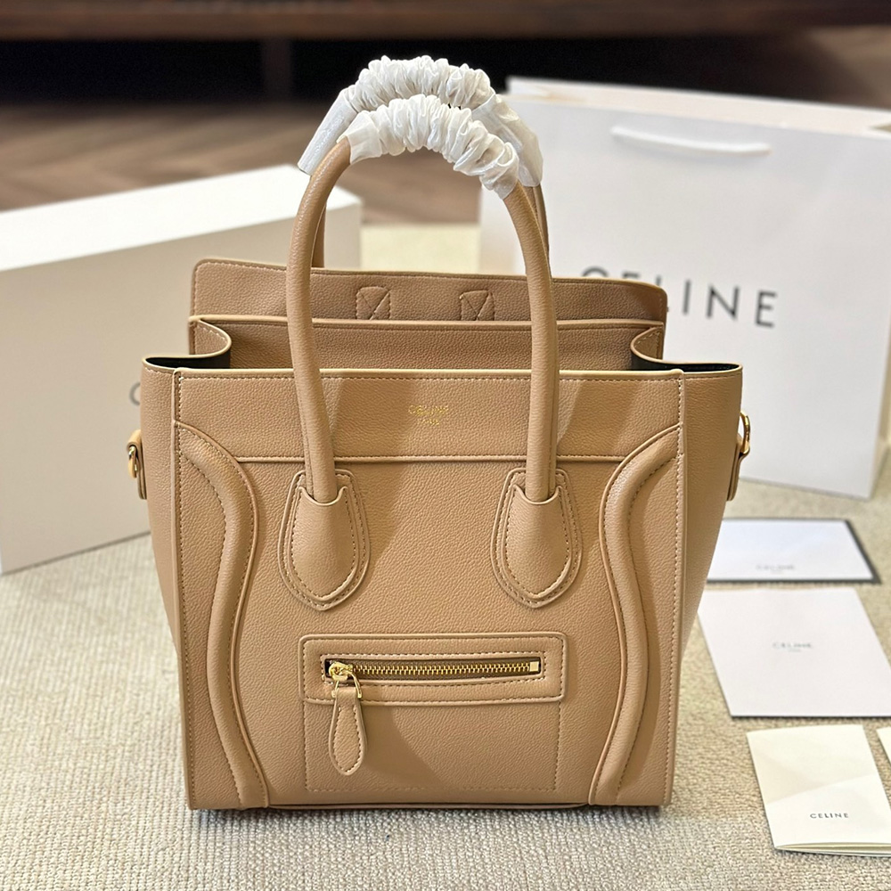 Celine Luggage Smiley leather handbag crossbody bag