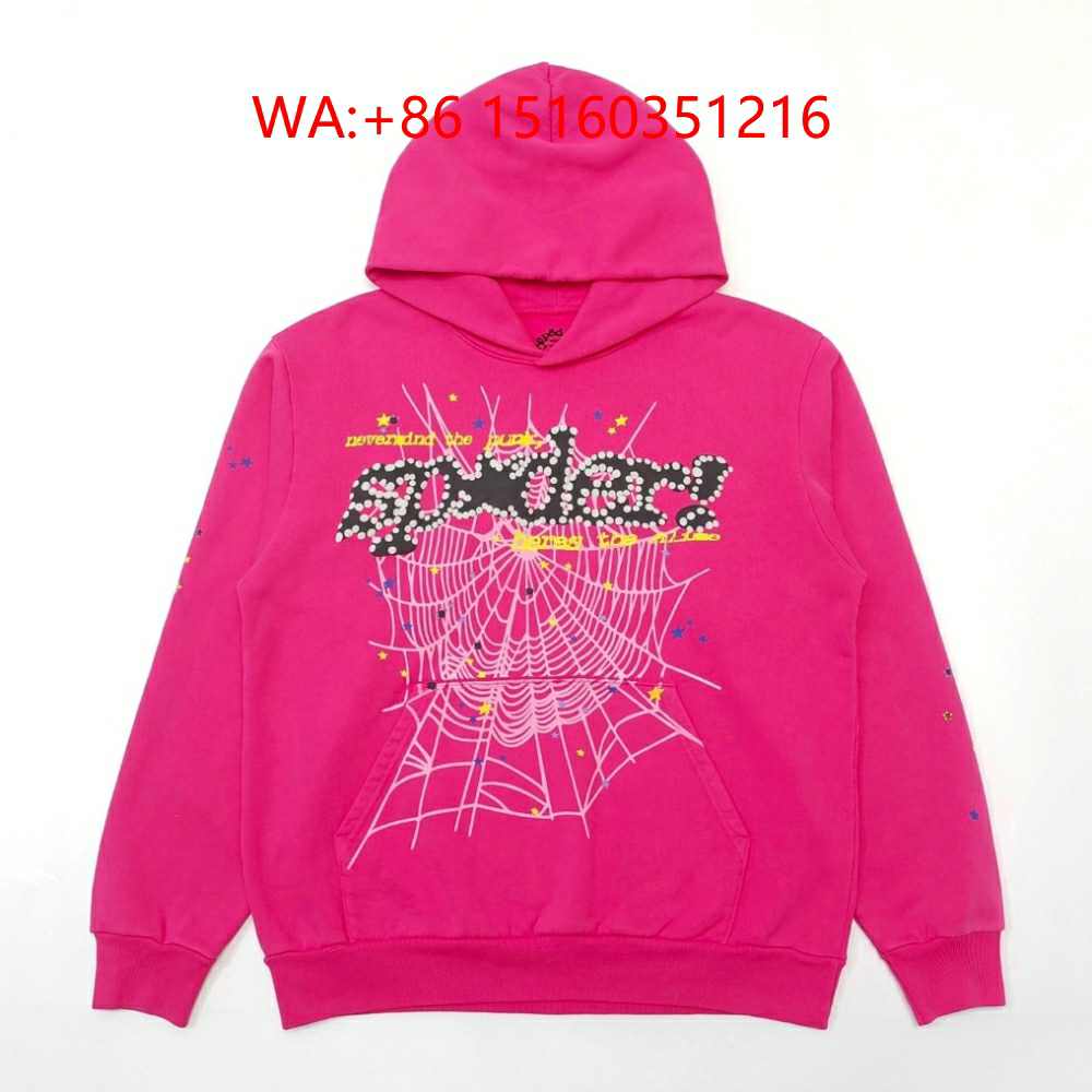 1:1 SP5DER WORLDWIDE Hoodie and Sweatpant 05 Collection for men, Streetwear Tracksuit