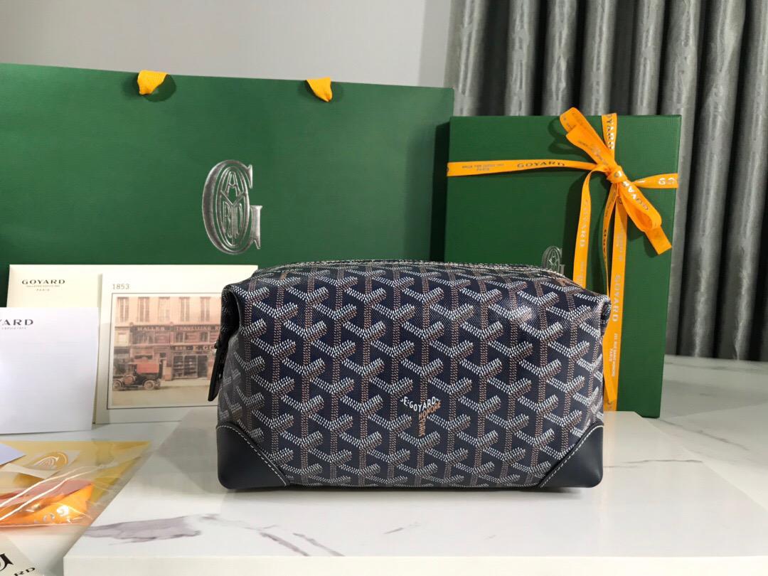 Goyard cosmetic bag