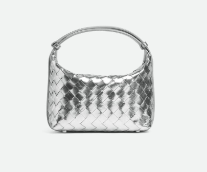 Bottega Veneta Wallace Bag in Pinecone Intrecciato leather