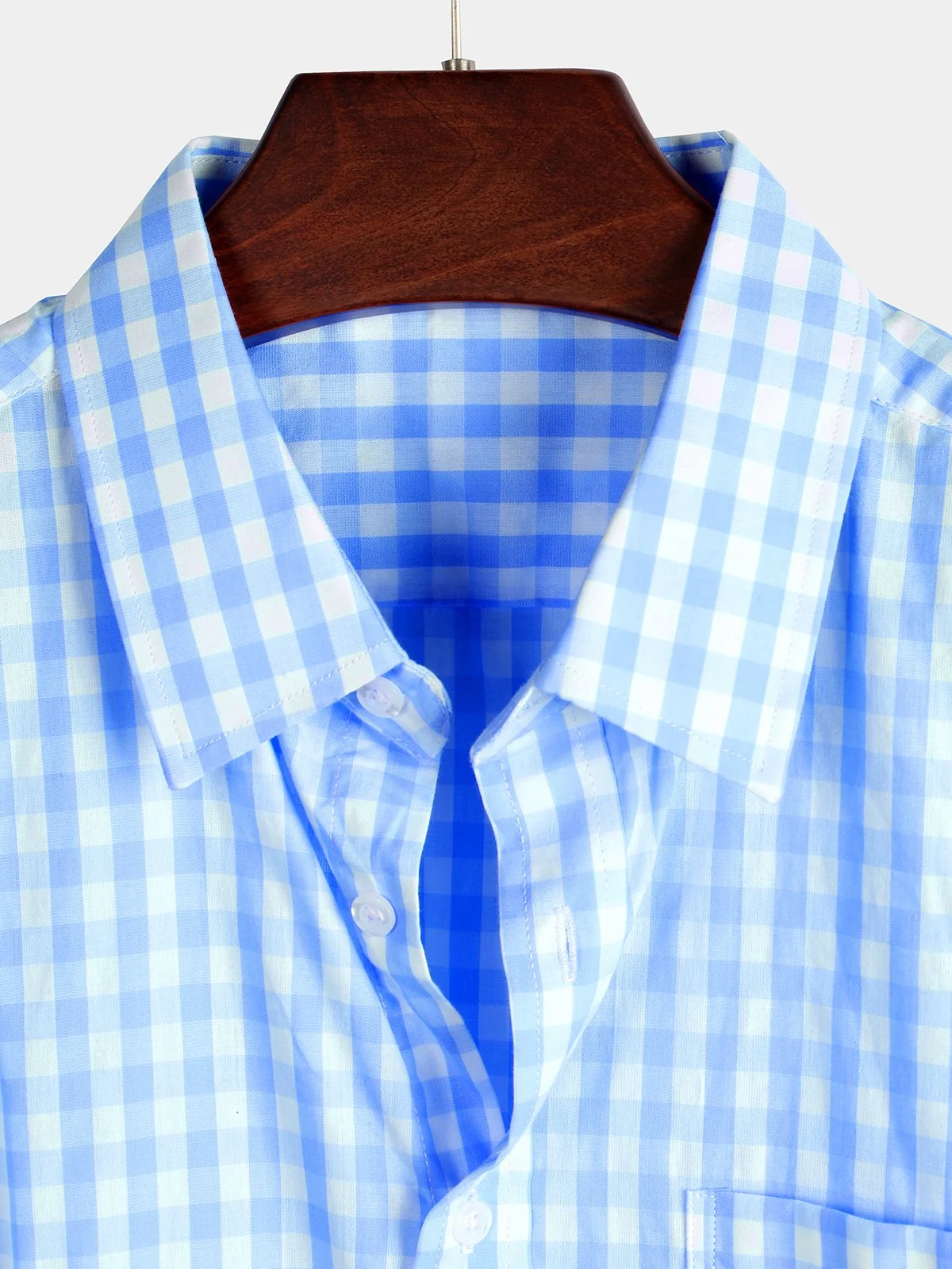 Men's Plaid Cotton Casual Shirt