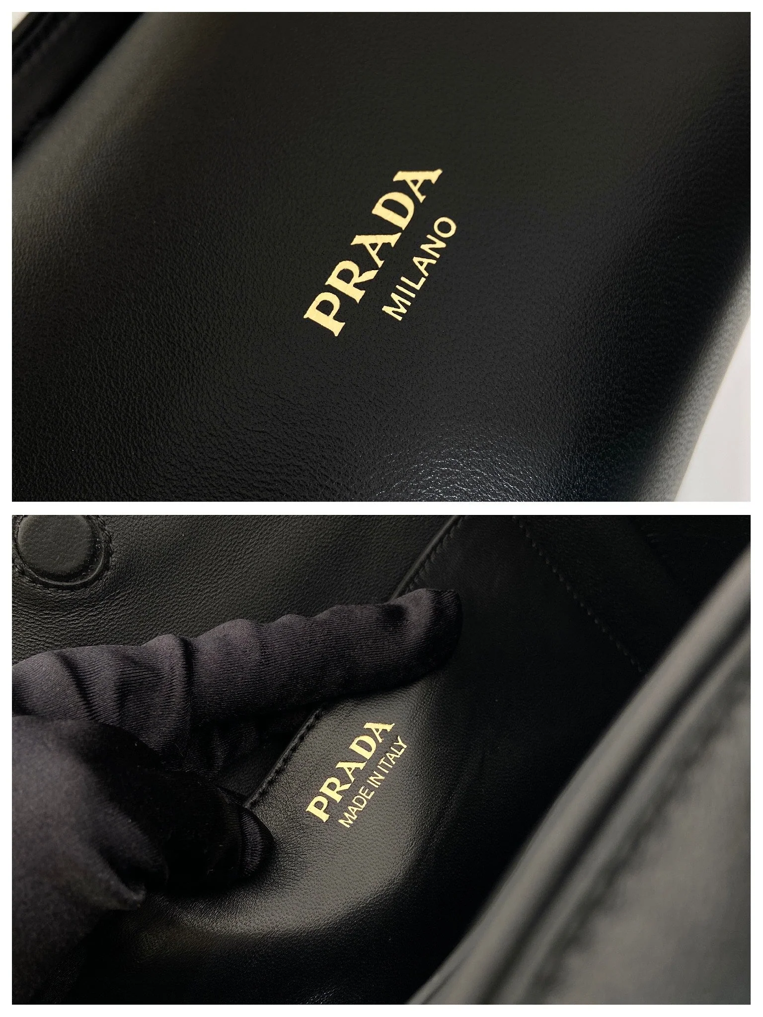 Prada  Tumulte bag 24 black leather 280838