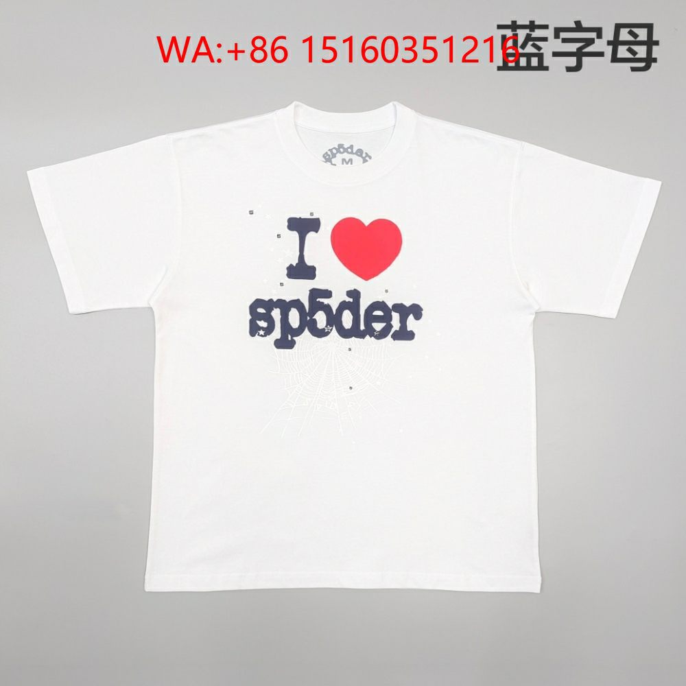 1:1 SP5DER WORLDWIDE T-shirt 01 Collection for men, Streetwear tee
