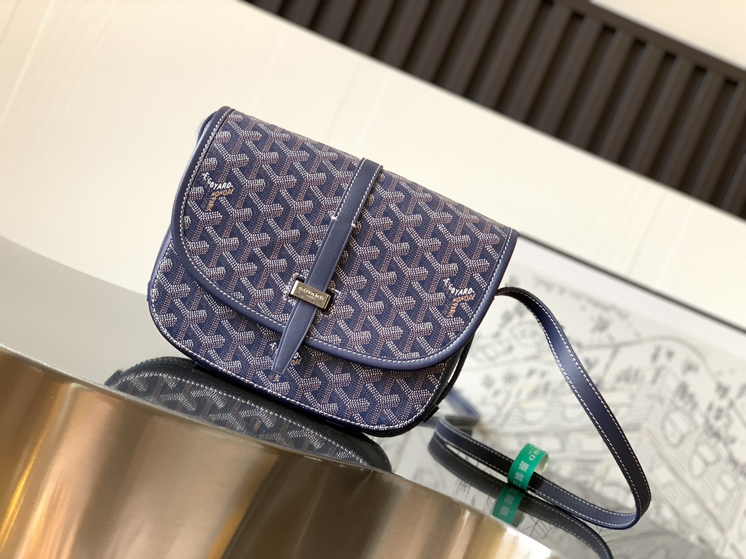 Goyard Belvedere PM Bag in Navy blue